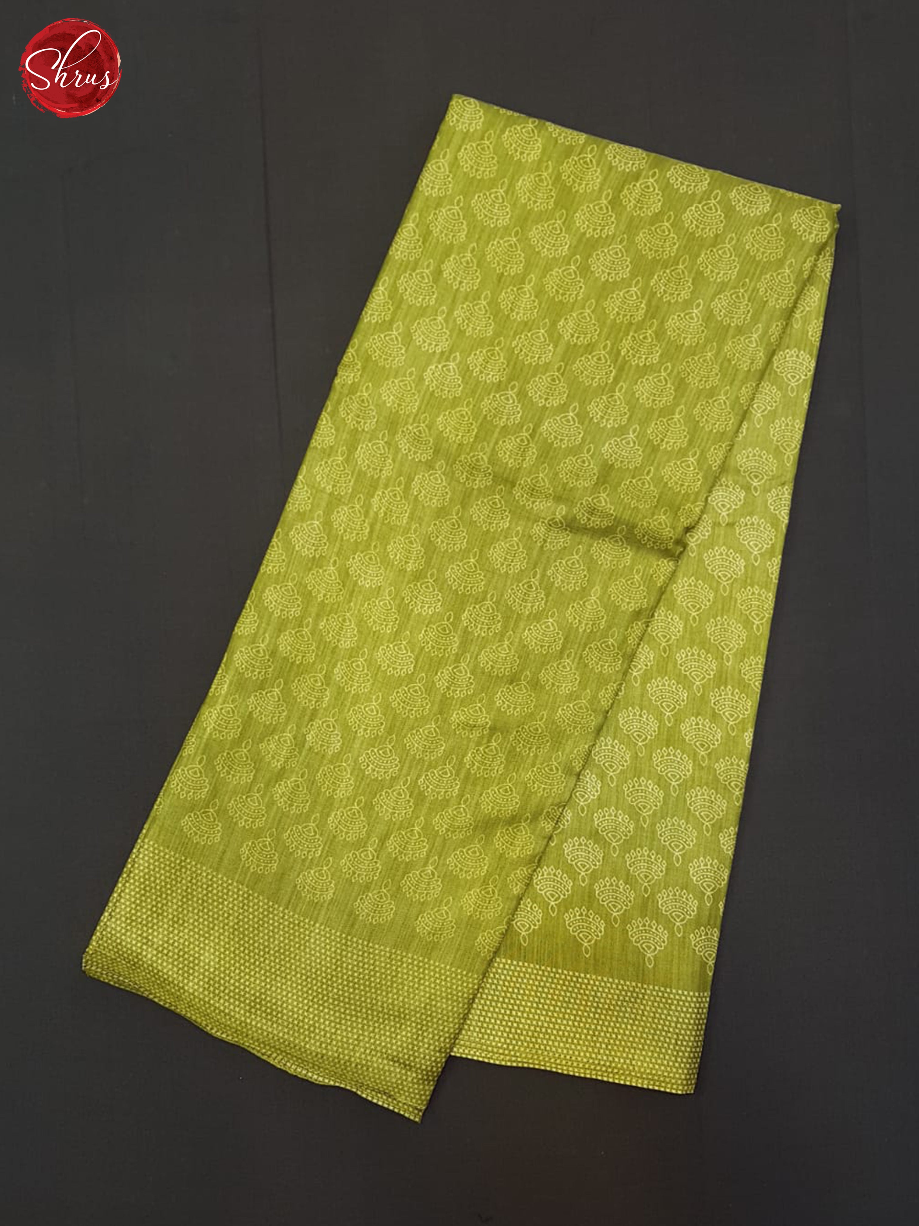 Green(Single Tone) - Semi Crepe Saree - Shop on ShrusEternity.com