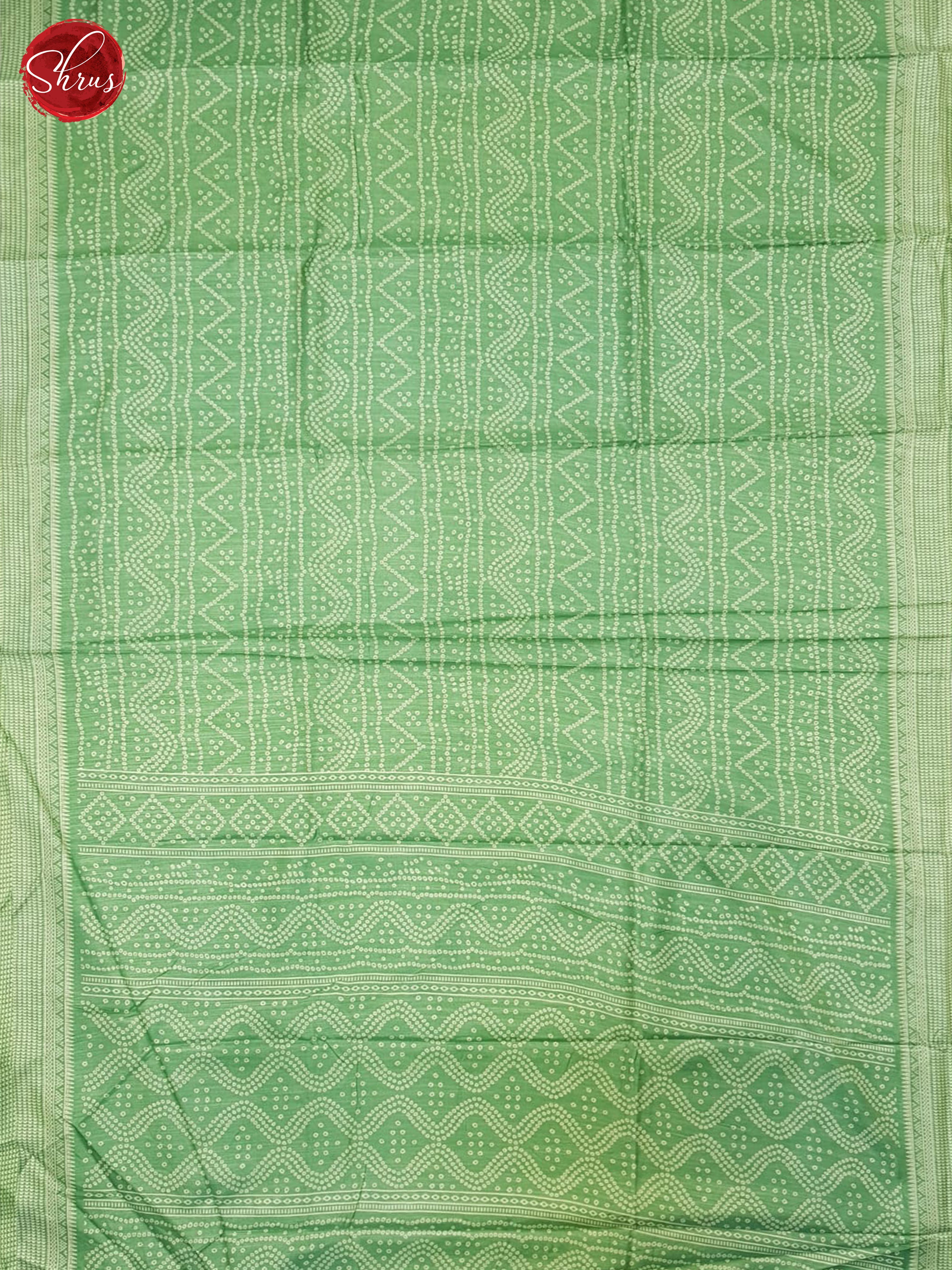 Green(single tone)- Semi crepe Saree - Shop on ShrusEternity.com