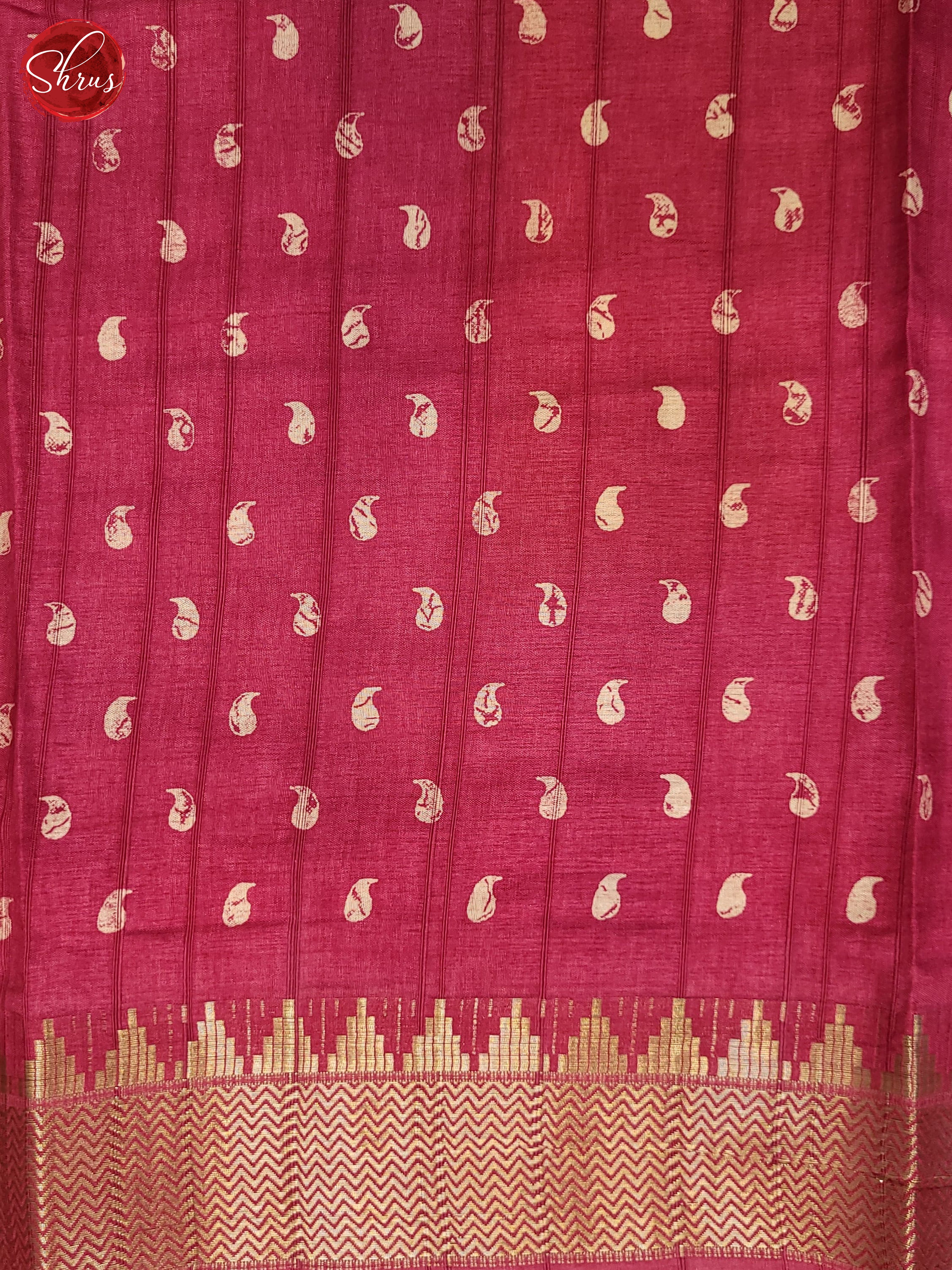 Pink(Single Tone)- Semi Crepe Saree - Shop on ShrusEternity.com