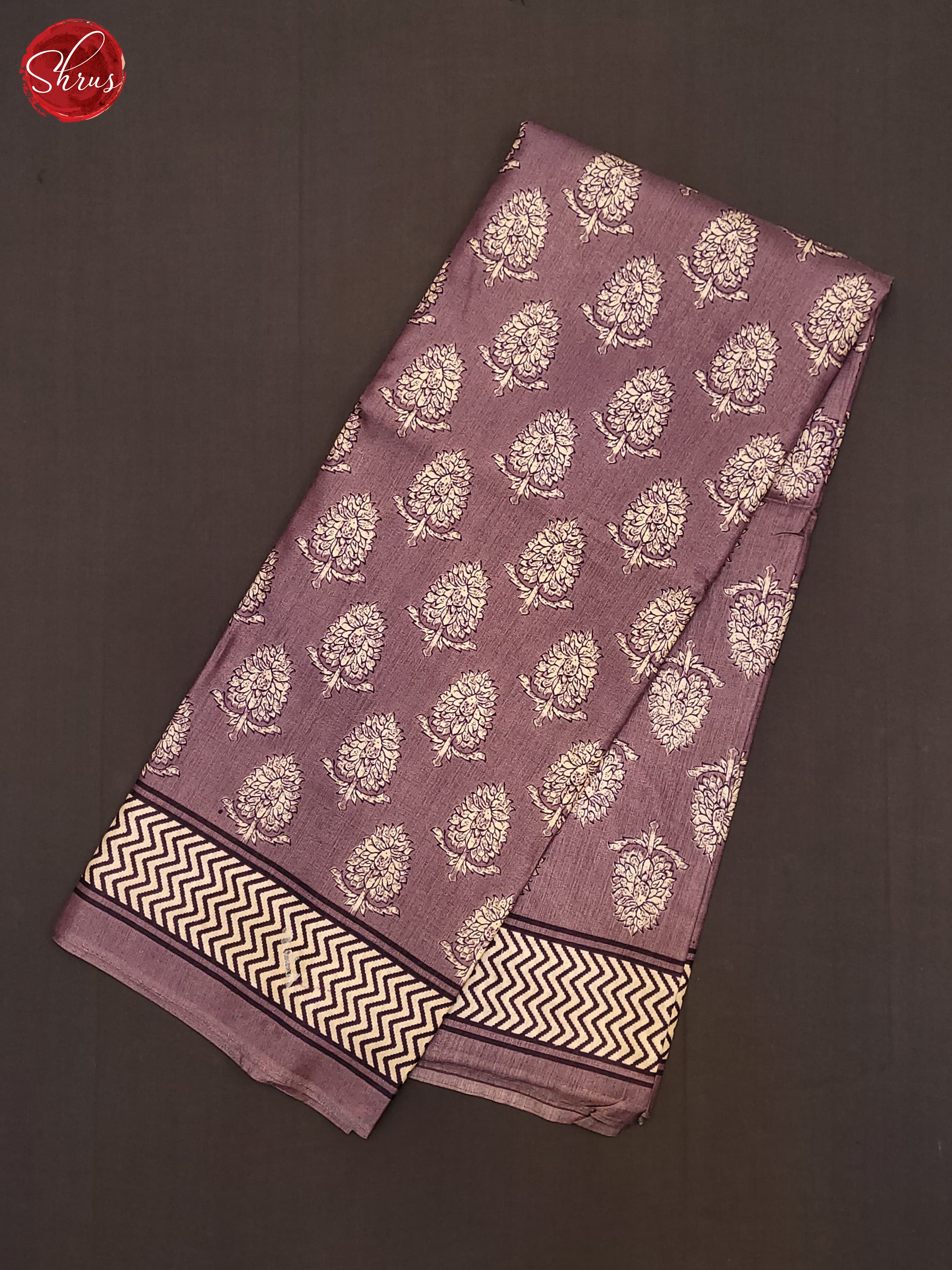 LAvender(Single Tone)- Semi Crepe Saree - Shop on ShrusEternity.com