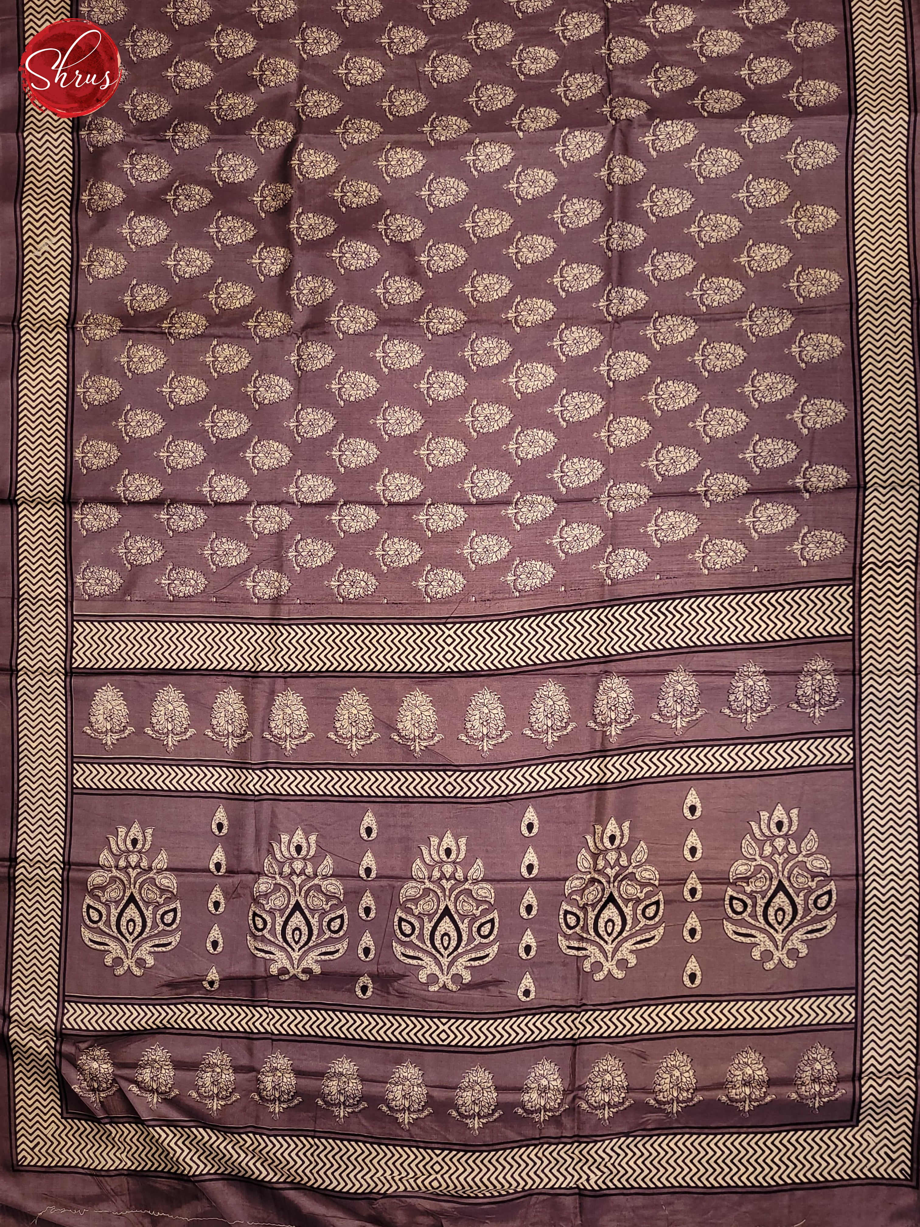 LAvender(Single Tone)- Semi Crepe Saree - Shop on ShrusEternity.com