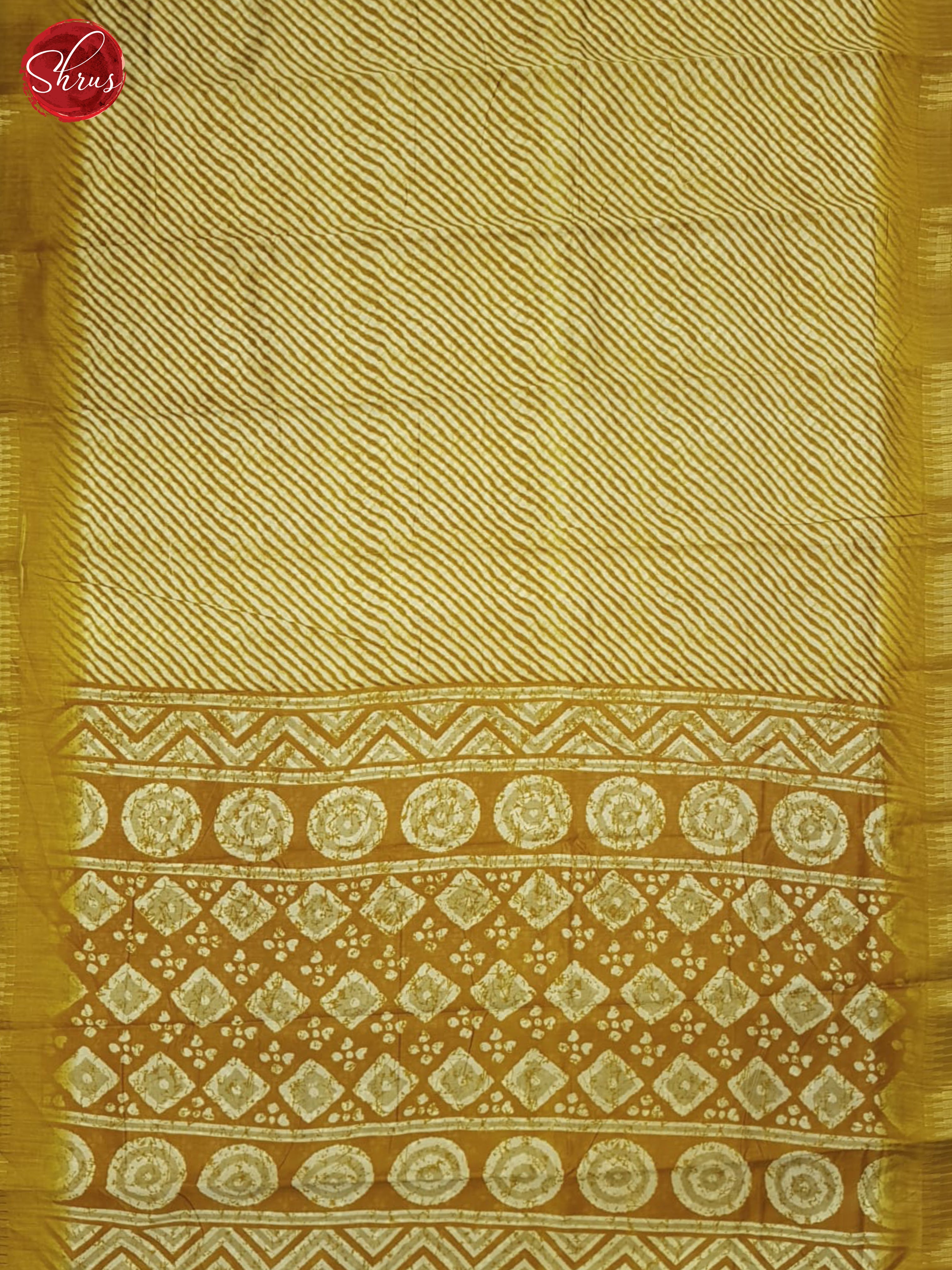 Mustard(Single Tone)- Matka Cotton Saree - Shop on ShrusEternity.com