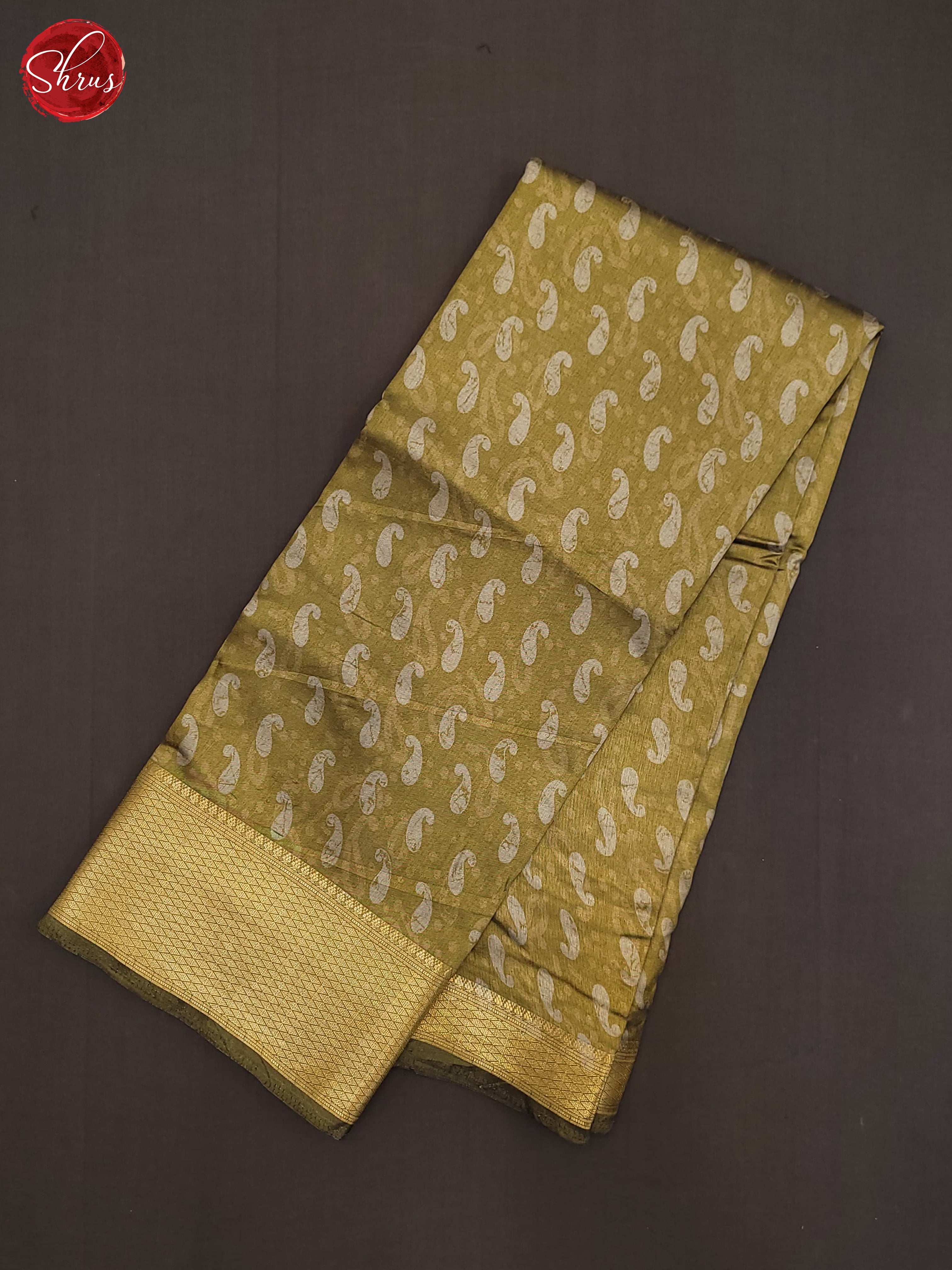 Elachi Green(Single Tone) - Semi Crepe Saree - Shop on ShrusEternity.com