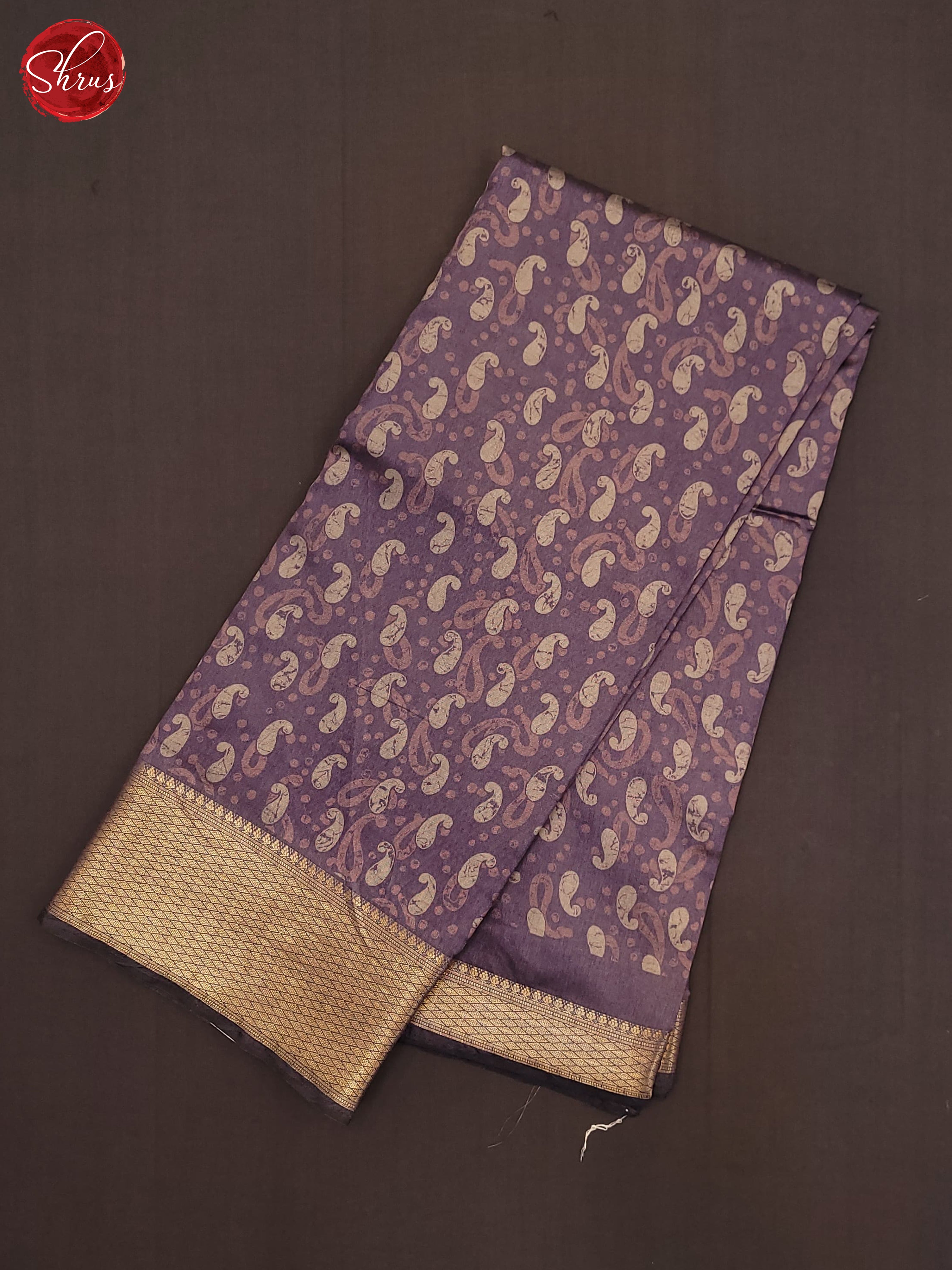 Mild Lavender(Single Tone)- Semi Crepe Saree - Shop on ShrusEternity.com