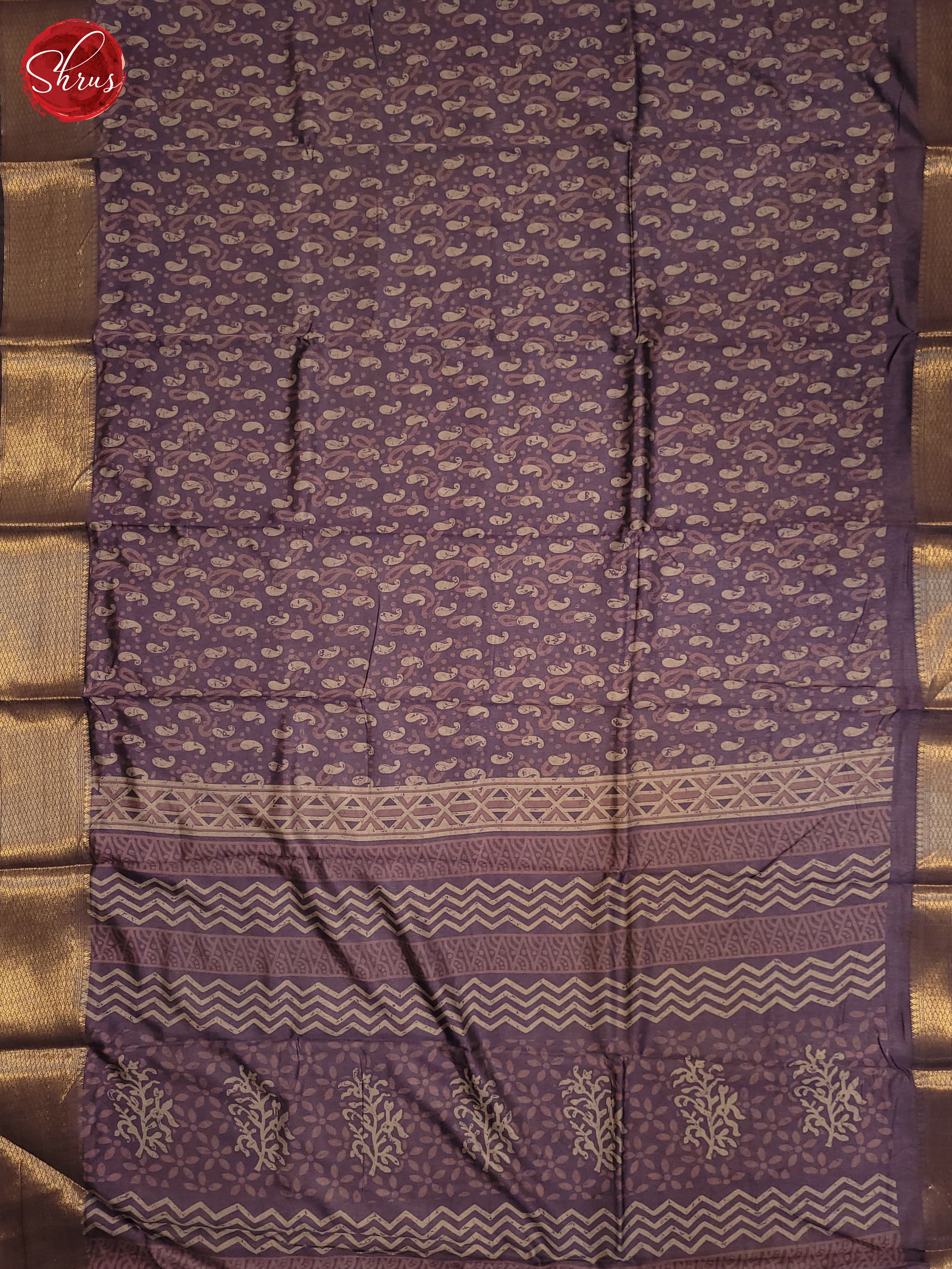 Mild Lavender(Single Tone)- Semi Crepe Saree - Shop on ShrusEternity.com