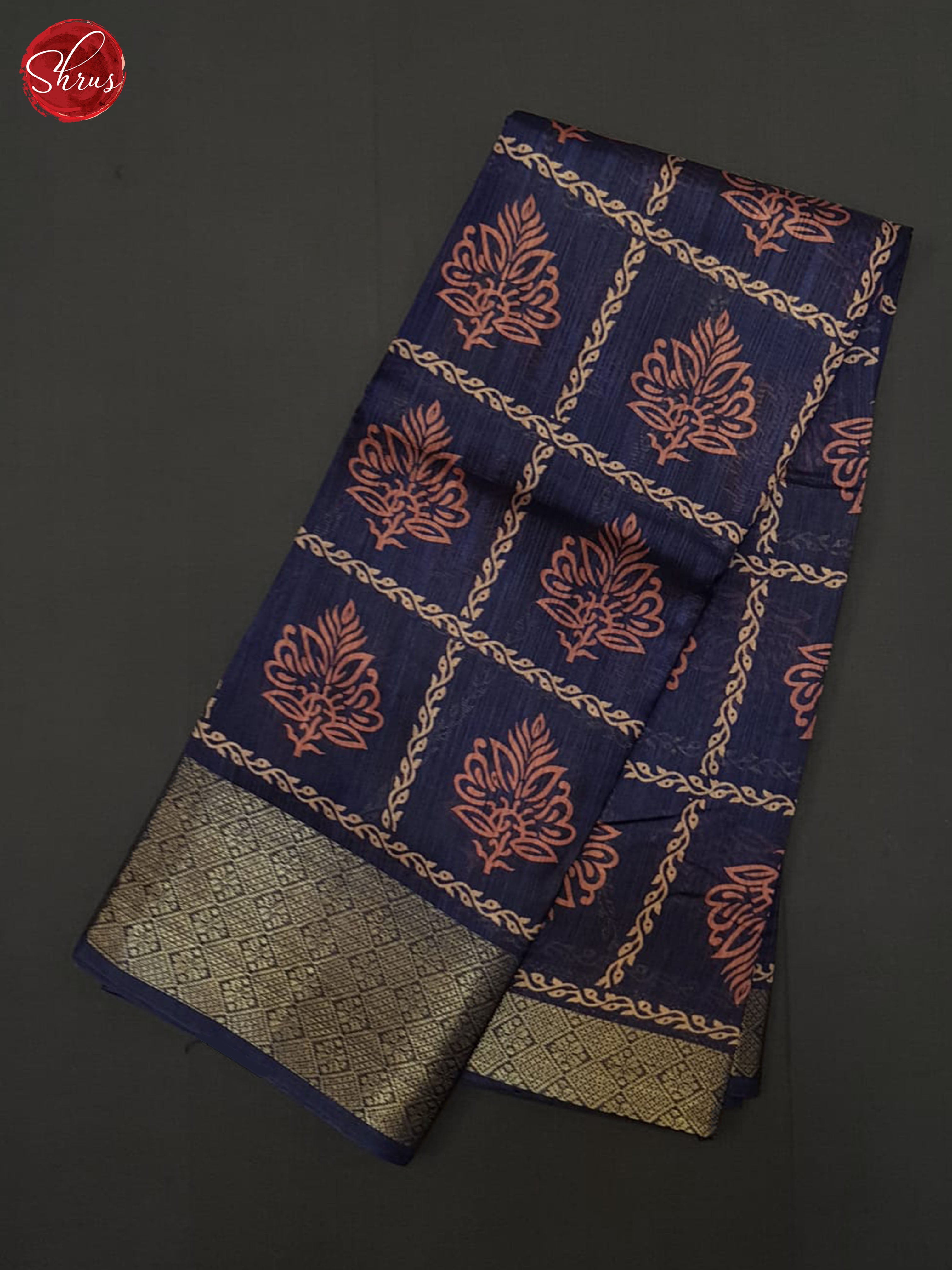 Blue(Single Tone) - Semi crepe Saree - Shop on ShrusEternity.com