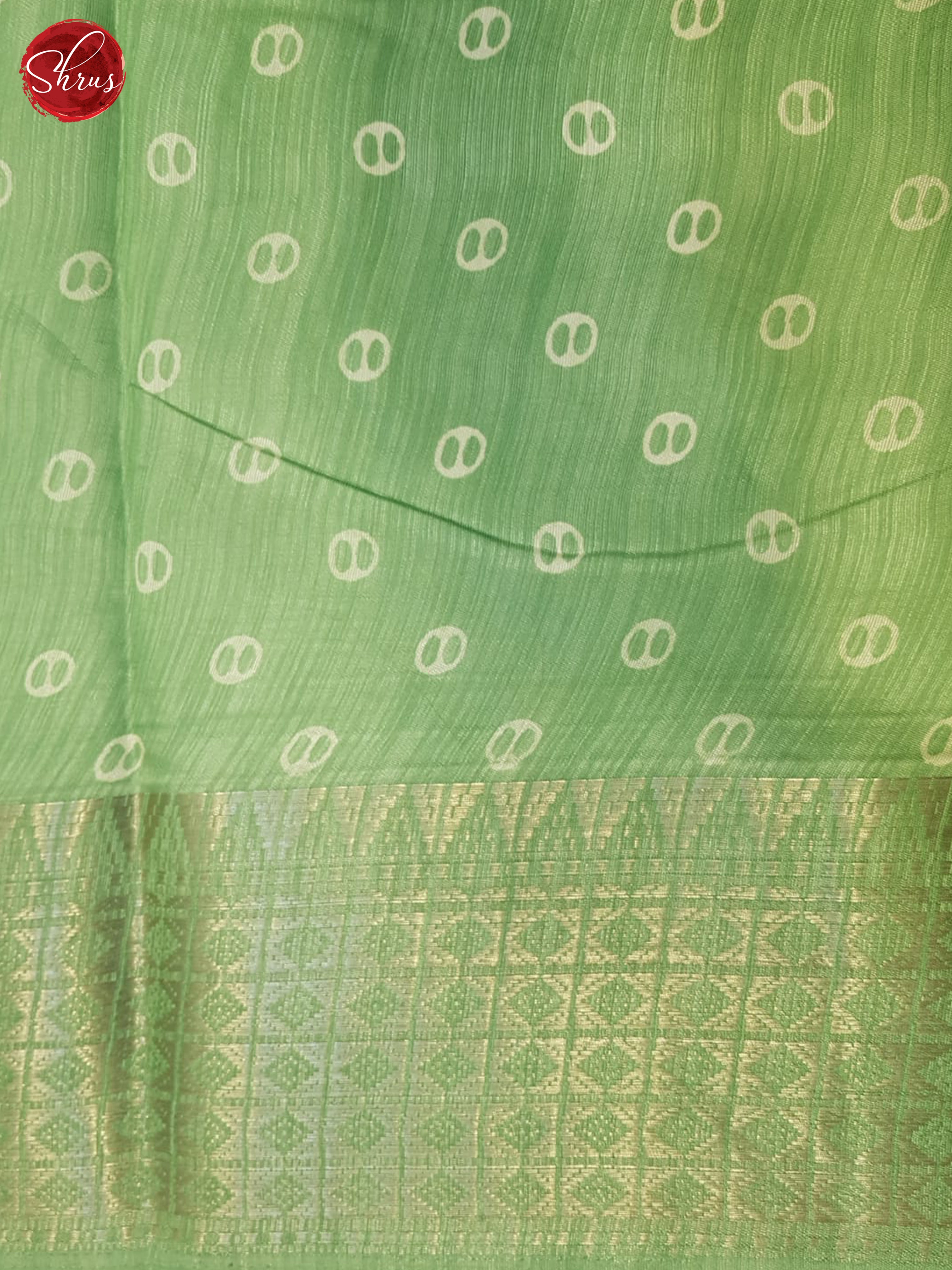 Green(Single Tone) - Semi Crepe Saree - Shop on ShrusEternity.com