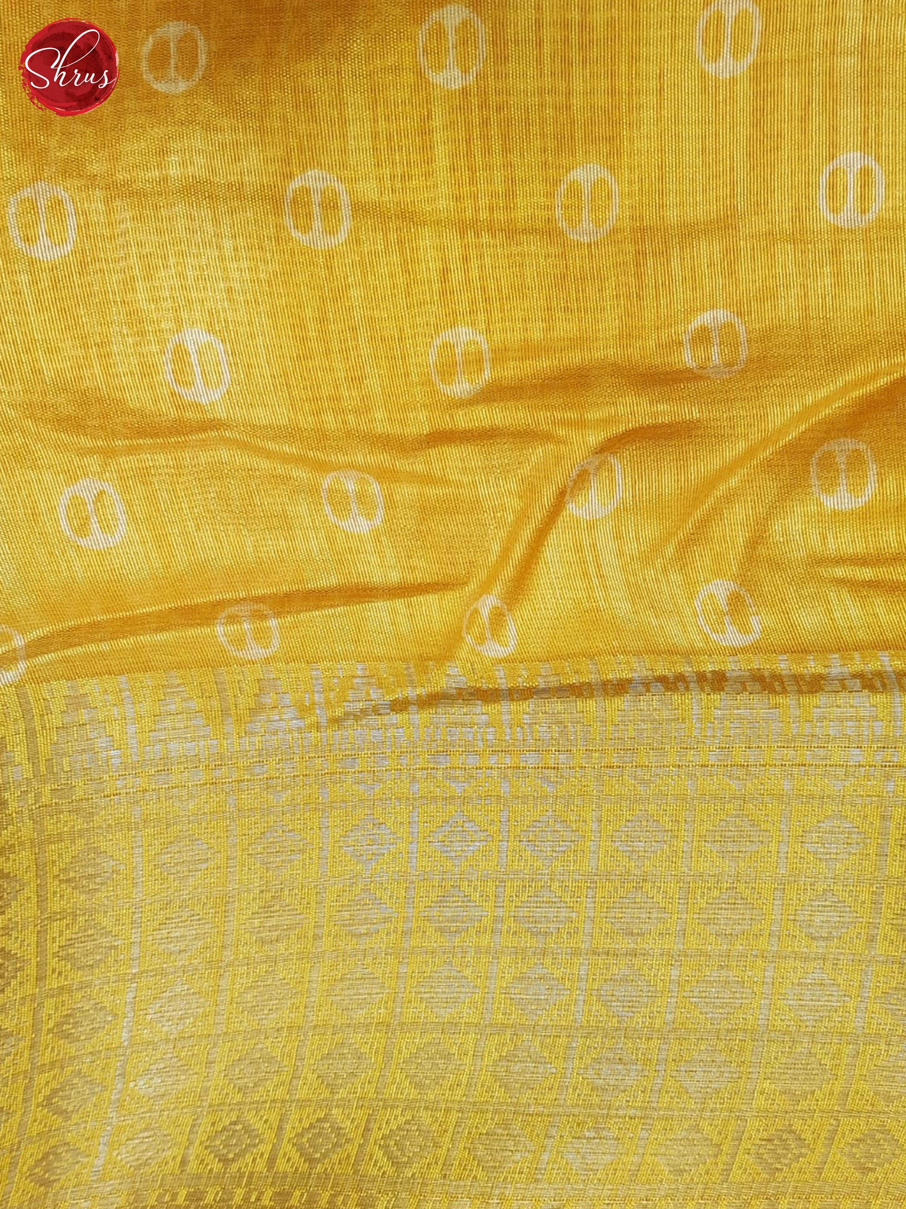 Yellow(Single Tone)- Semi crepe Saree - Shop on ShrusEternity.com