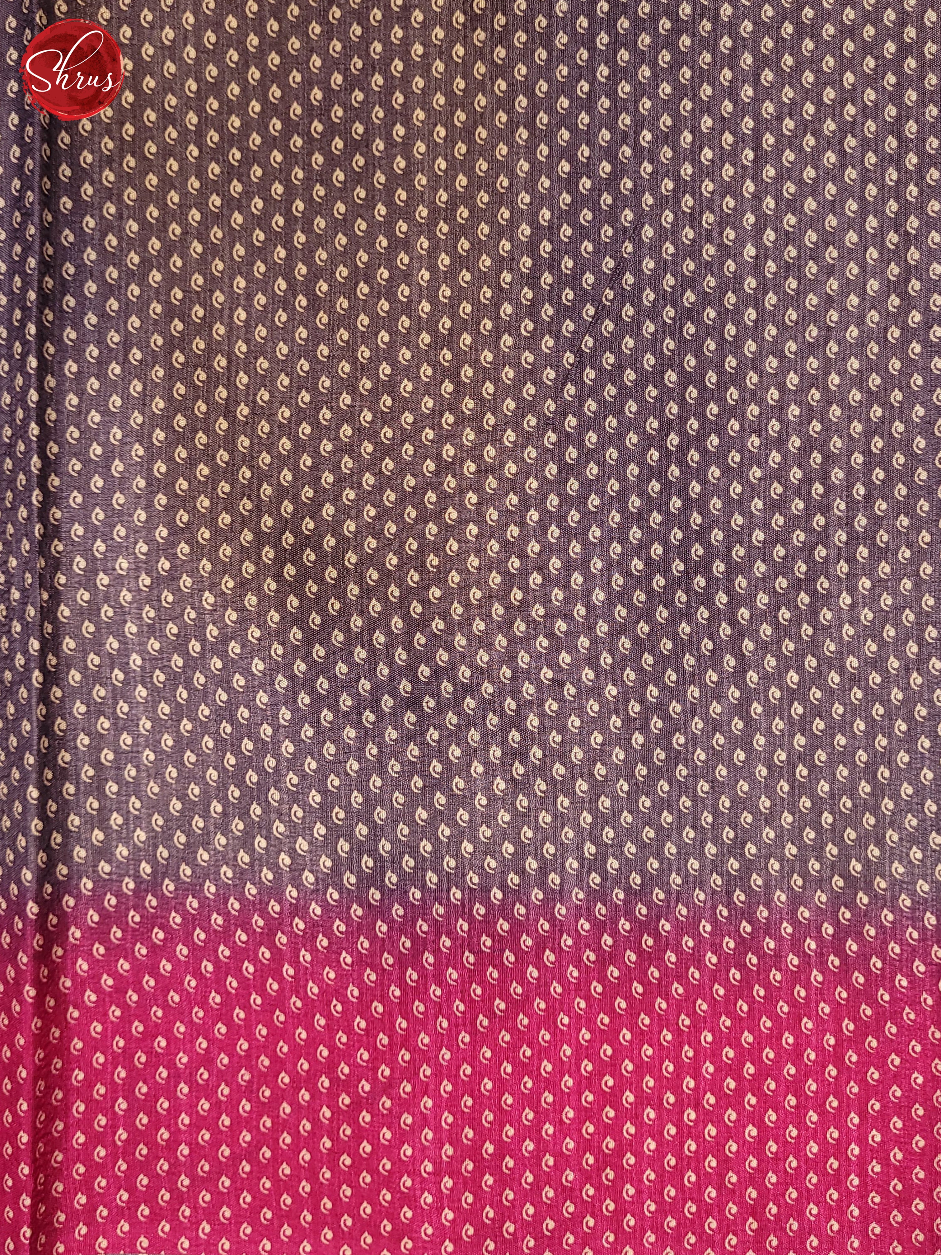 Mild Lavender & Pink - Semi Crepe Saree - Shop on ShrusEternity.com