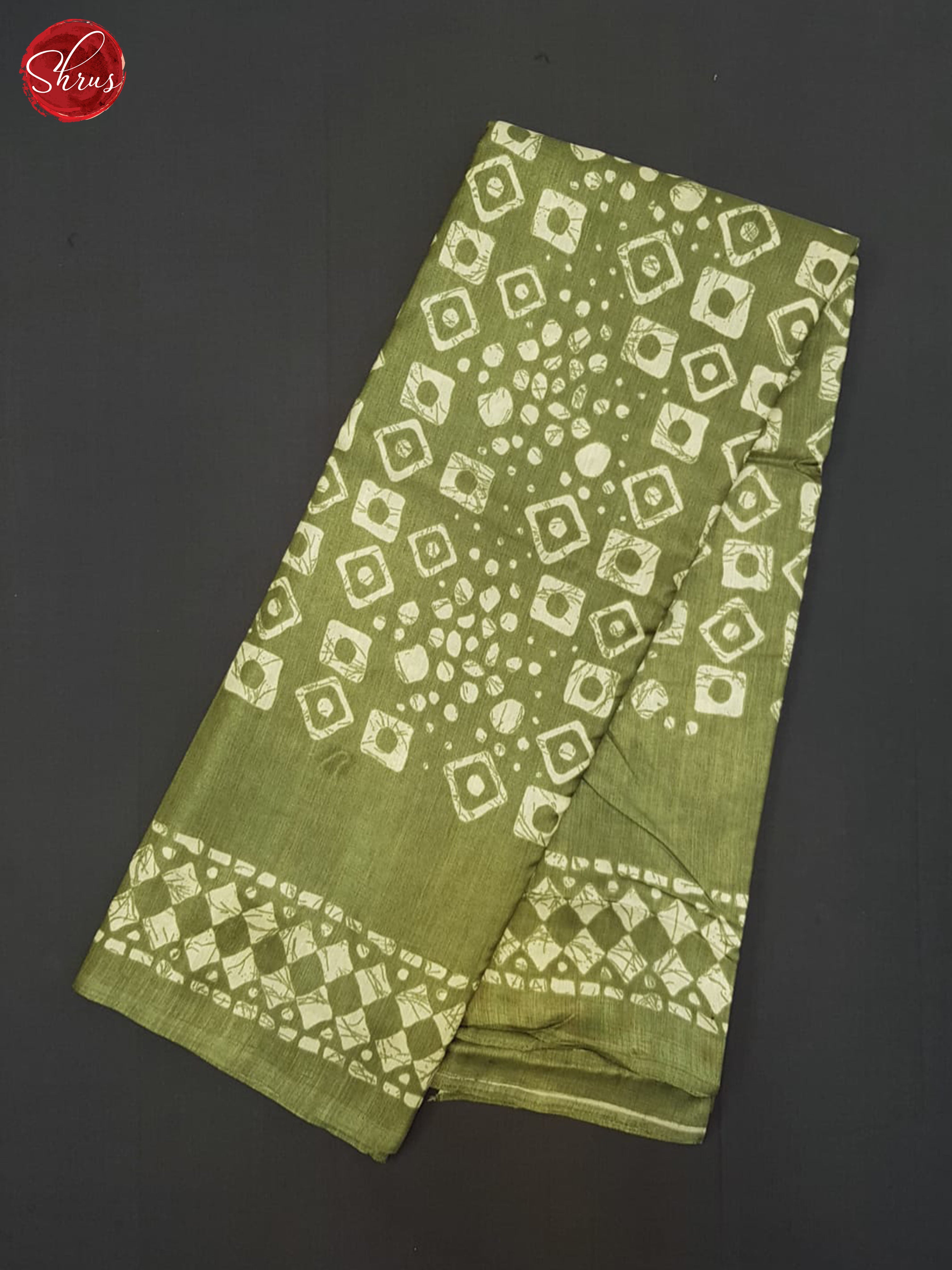 Green(Single Tone) - Semi Matka Saree - Shop on ShrusEternity.com