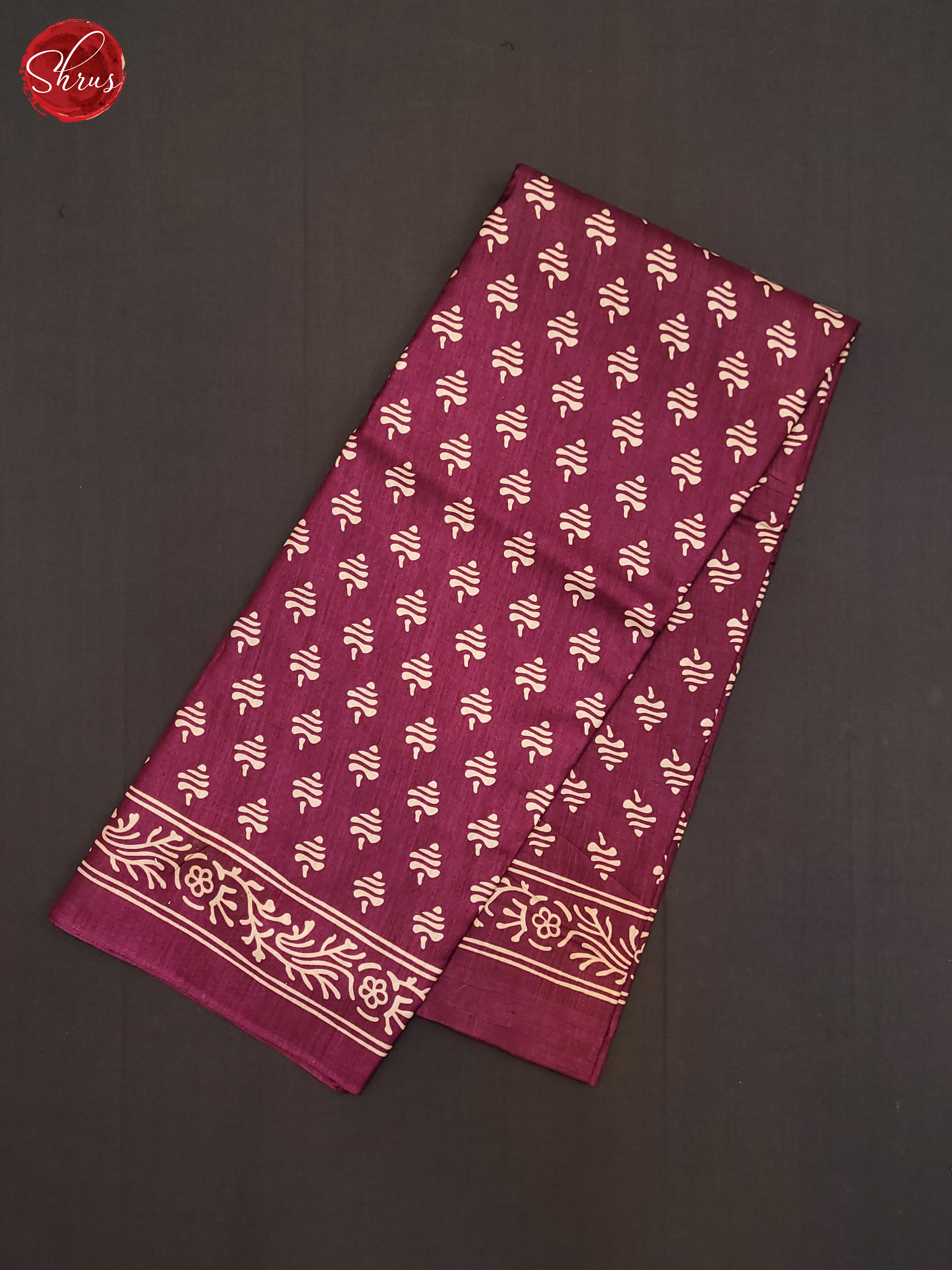 Majenta Pink (Single Tone)- Semi Crepe Saree - Shop on ShrusEternity.com