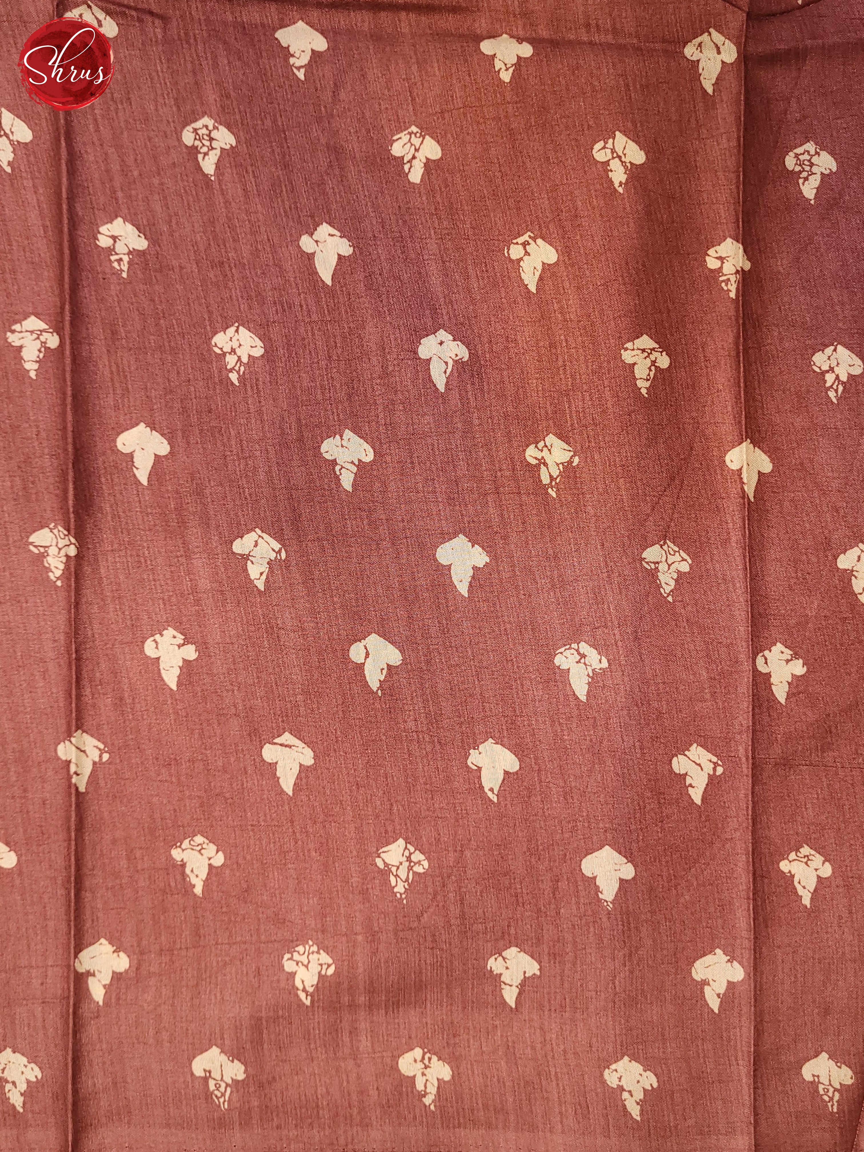 Dusty pink(Single Tone) - Semi Crepe Saree - Shop on ShrusEternity.com