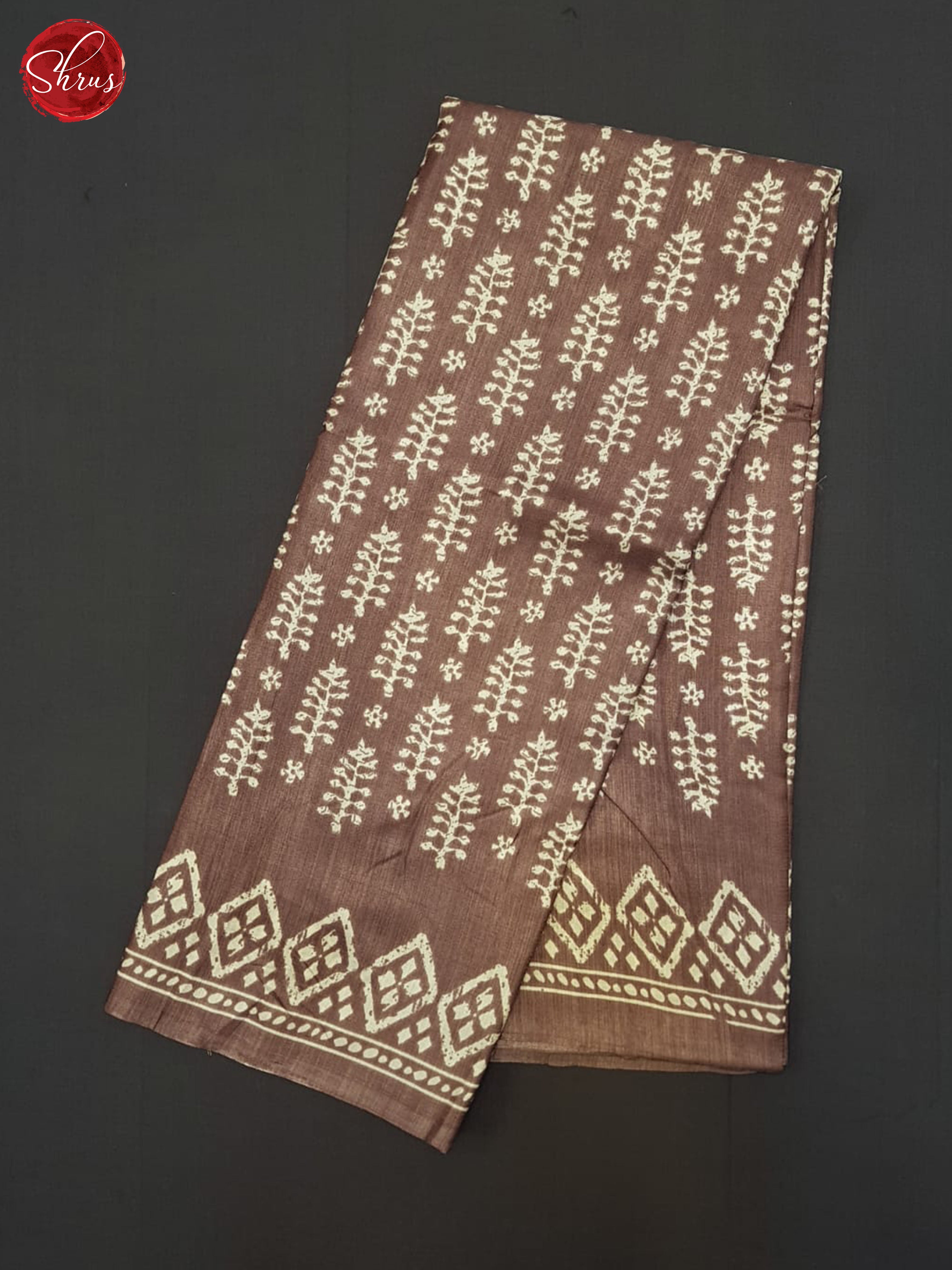 Dusty WIne(Single tone) - Semi crepe Saree - Shop on ShrusEternity.com