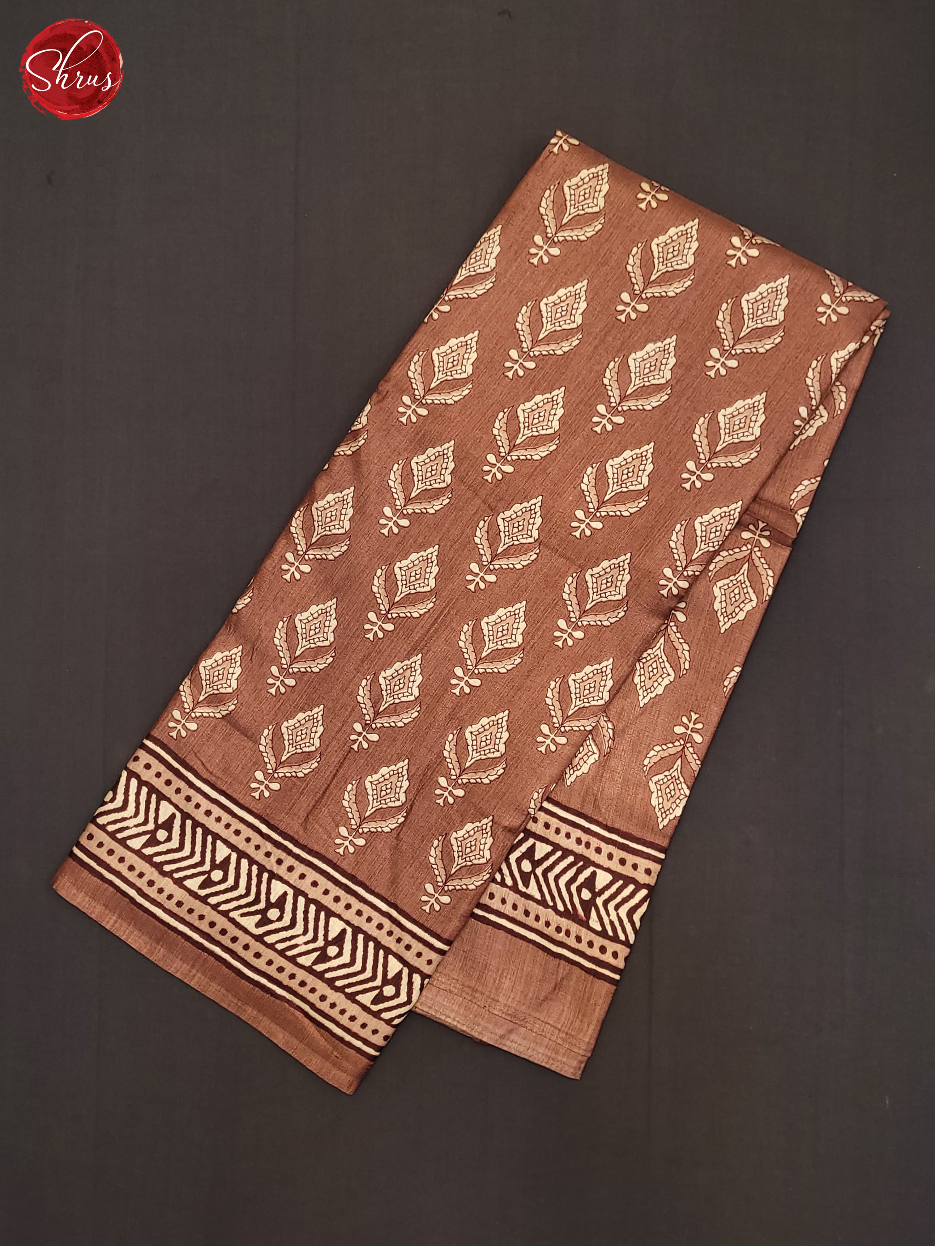 Beige(Single Tone) - Semi Crepe Saree - Shop on ShrusEternity.com