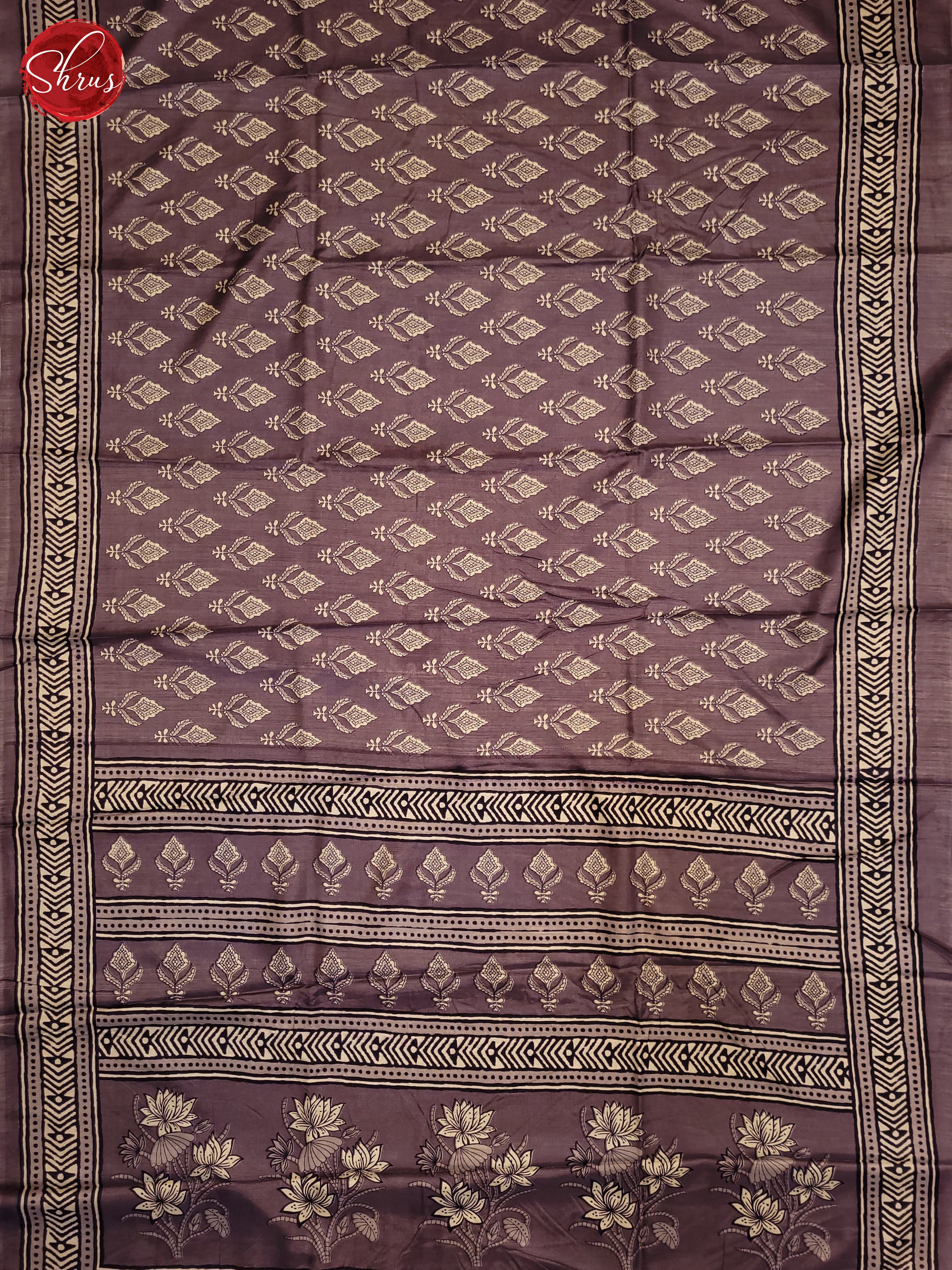 Mild Lavender(Single Tone) - Semi Crepe Saree - Shop on ShrusEternity.com