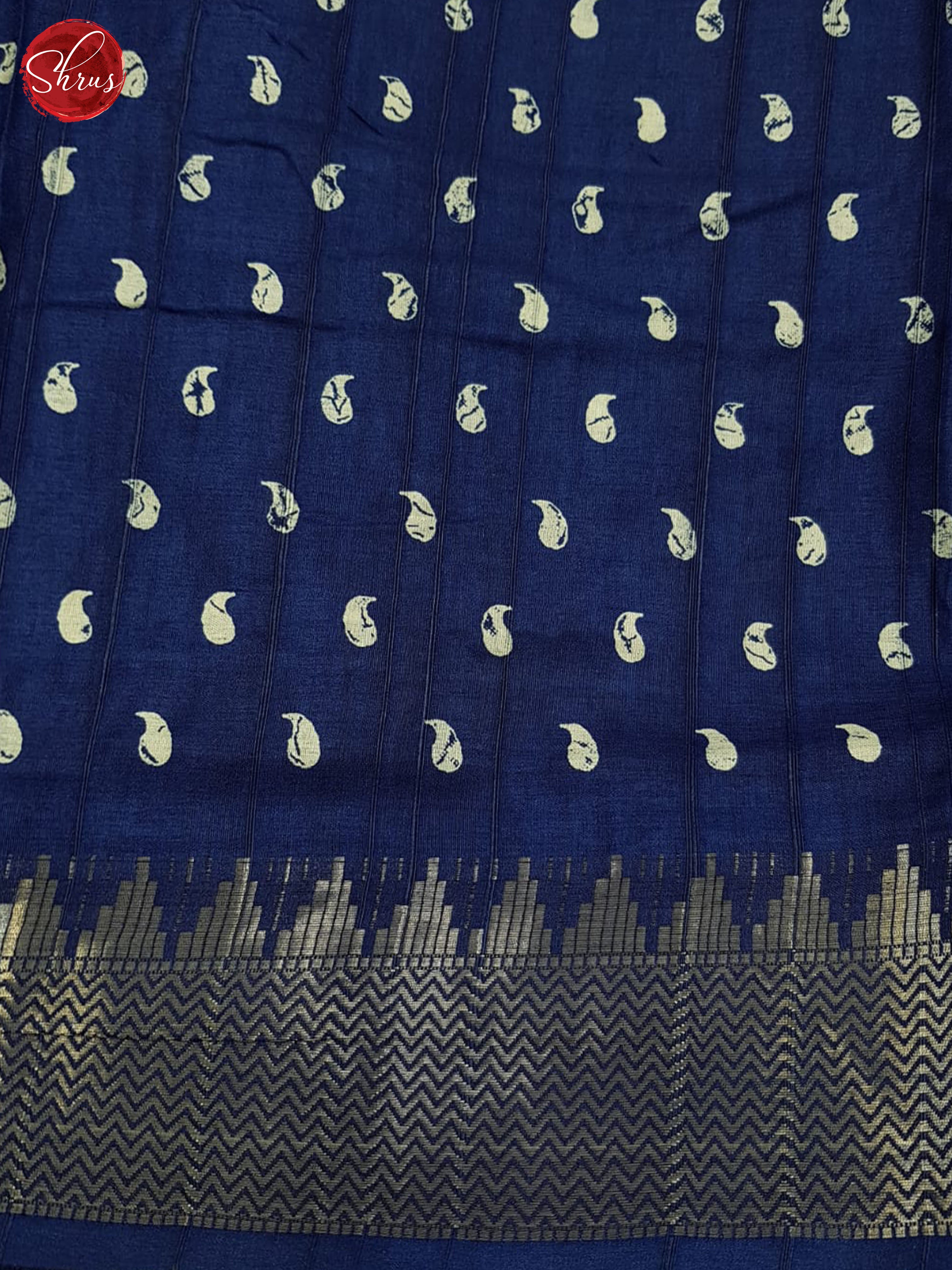 Blue(single Tone) - Semi crepe Saree - Shop on ShrusEternity.com