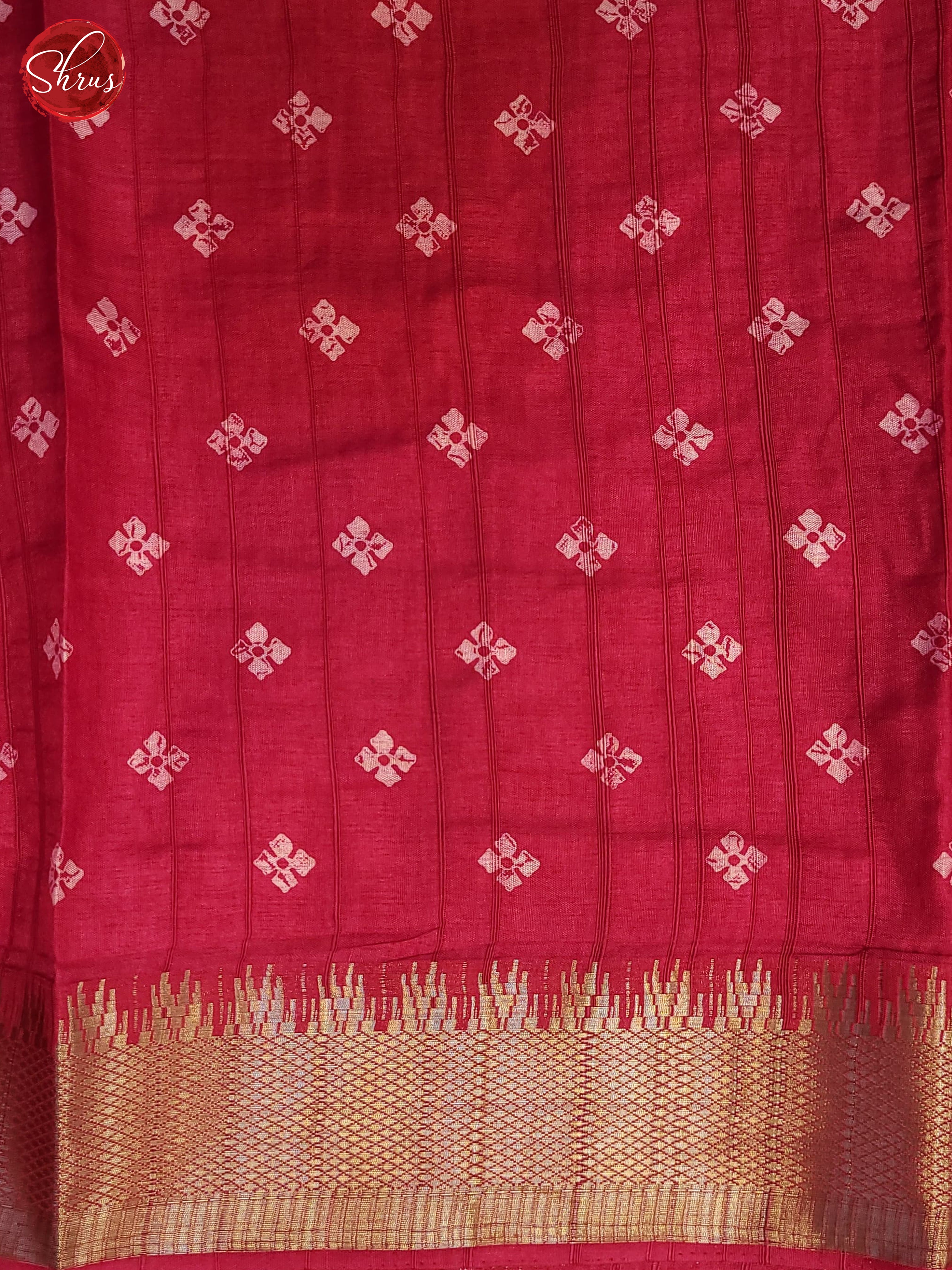 Pink(SIngle Tone) - Semi Crepe Saree - Shop on ShrusEternity.com