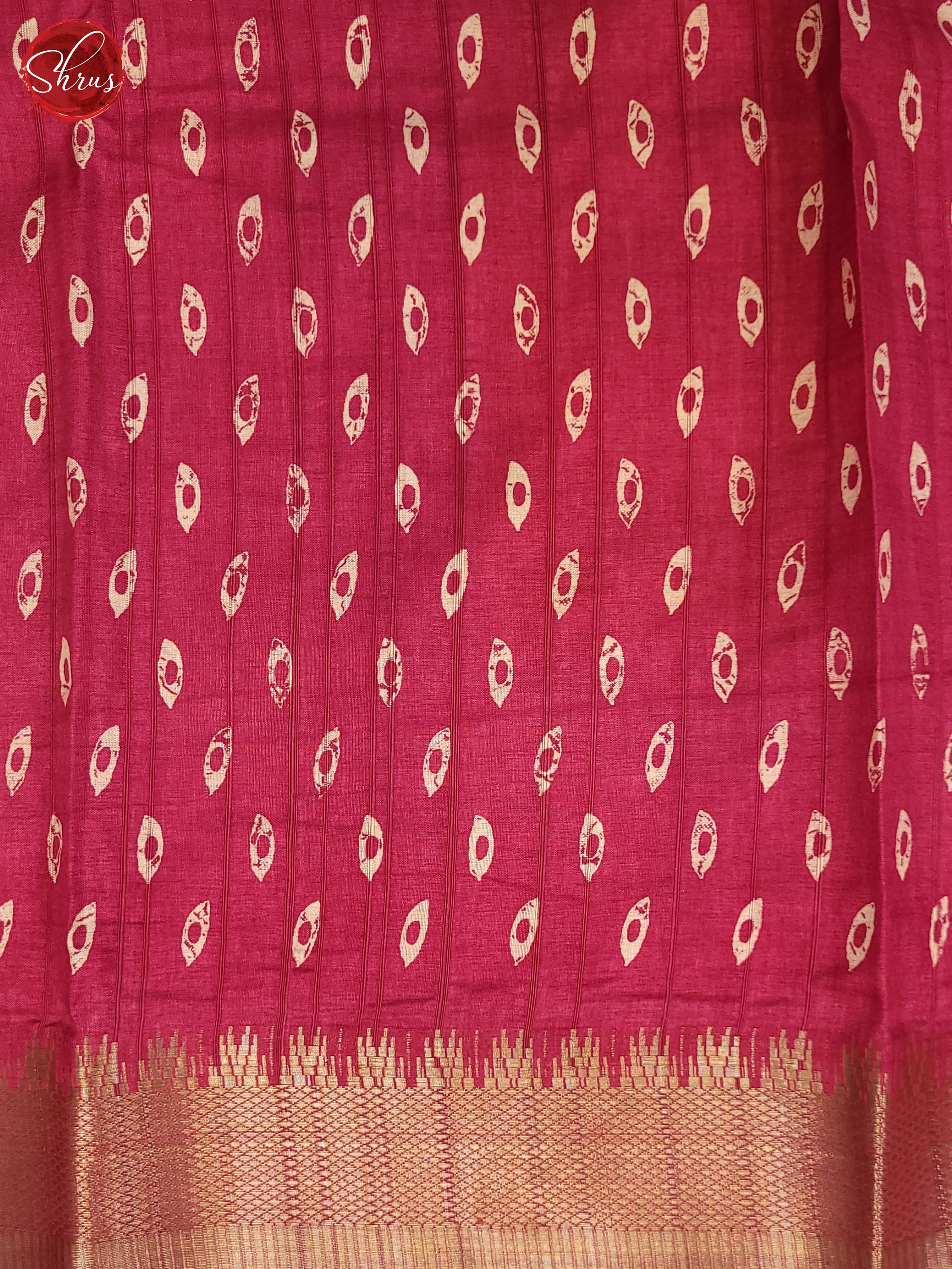 Pink(Single Tone) - Semi Crepe Saree - Shop on ShrusEternity.com