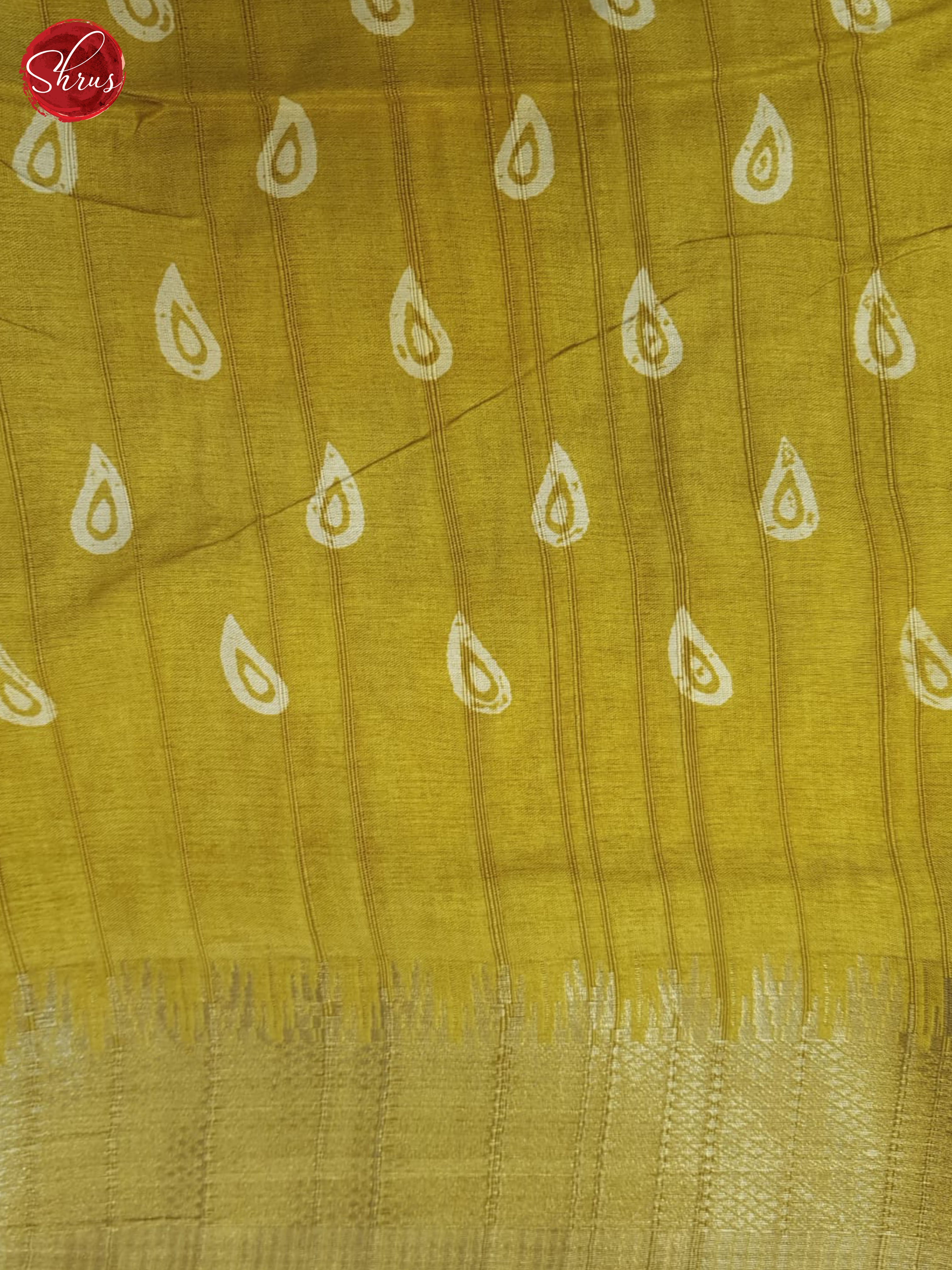 Mustard(Single  Tone)- Semi crepe Saree - Shop on ShrusEternity.com