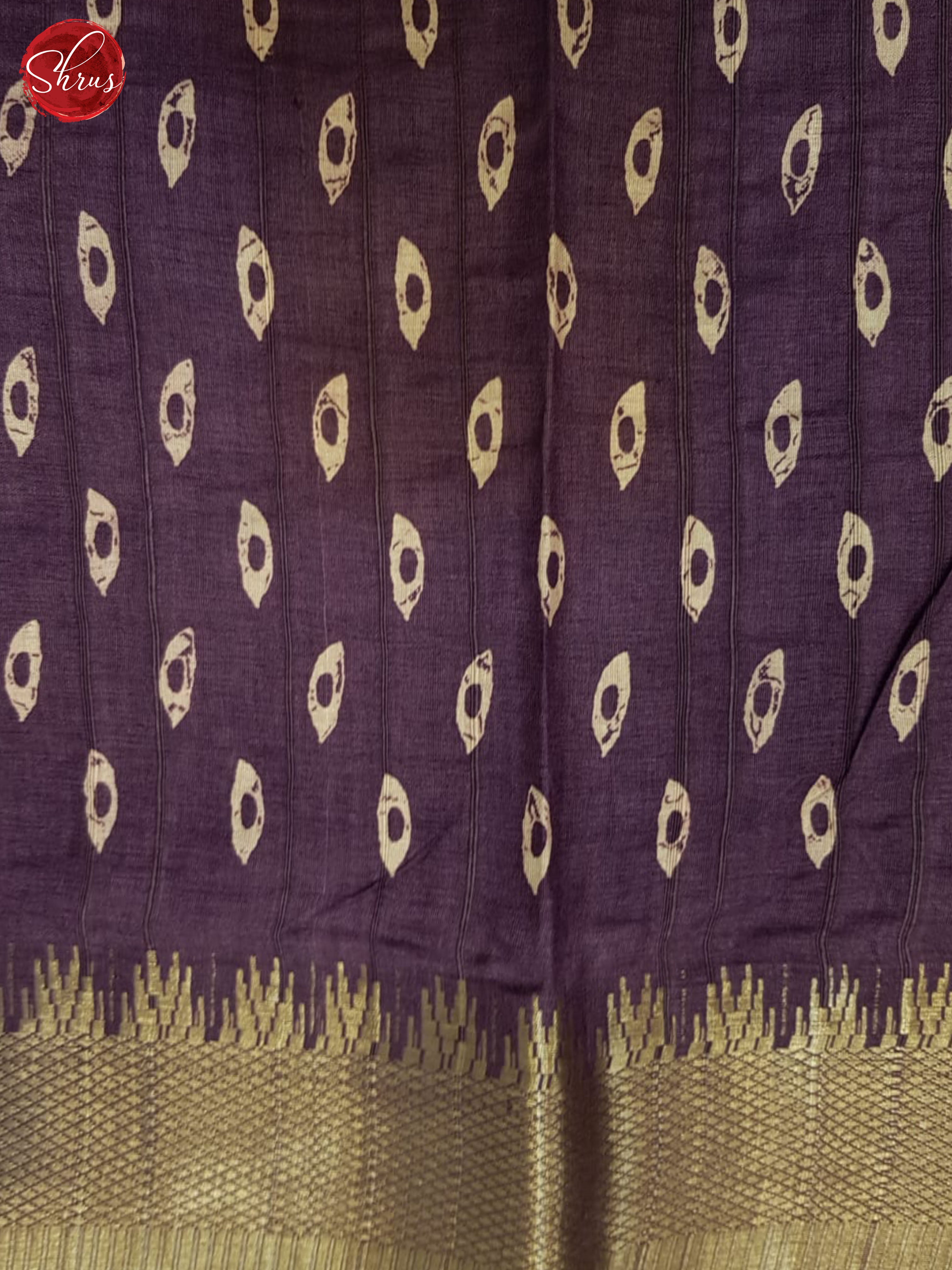 Purple(Single Tone) - Semi Crepe Saree - Shop on ShrusEternity.com