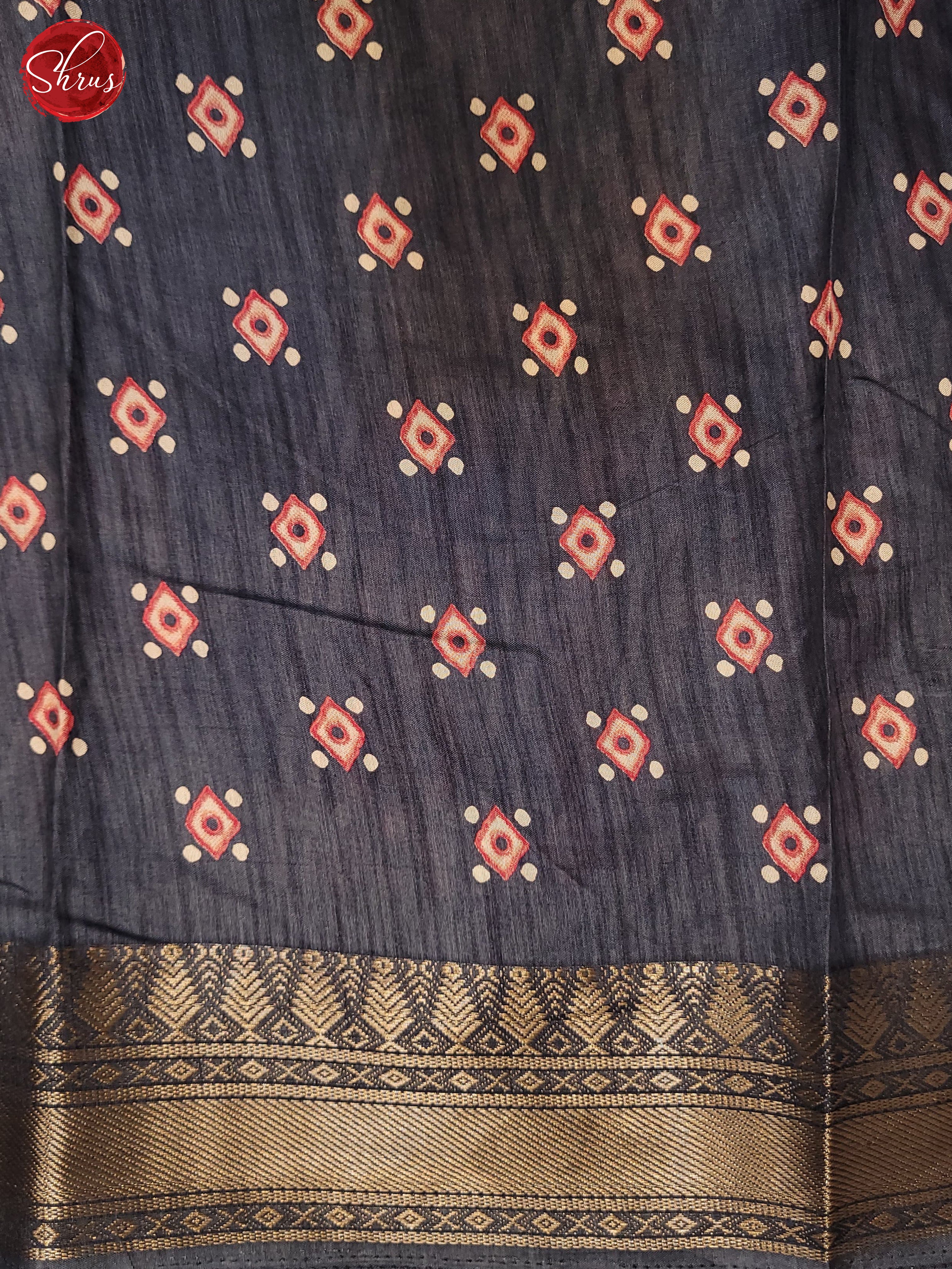 Grey(Single Tone) - Semi Crepe Saree - Shop on ShrusEternity.com