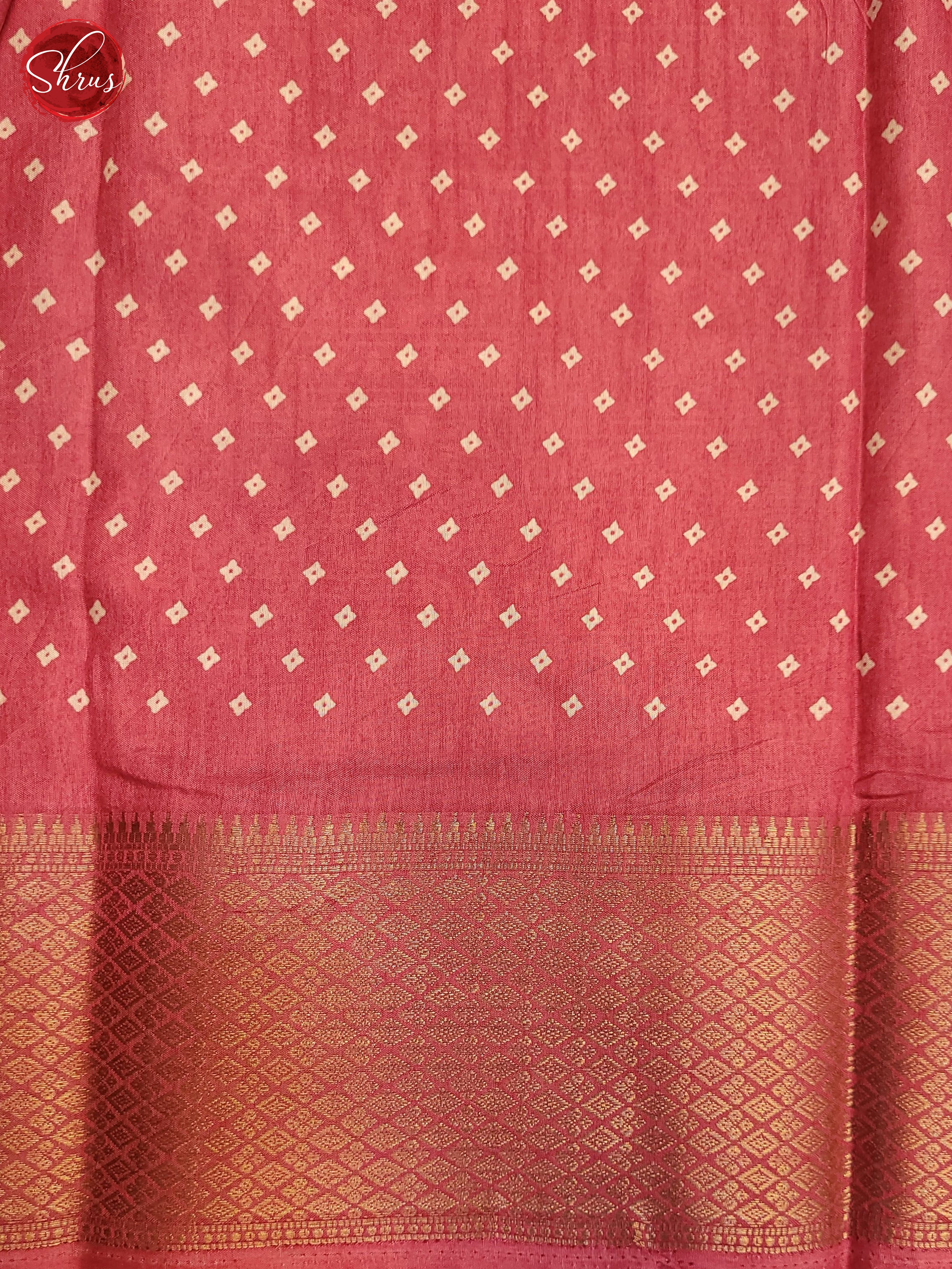 Pink(Single Tone) - Semi Crepe Saree - Shop on ShrusEternity.com