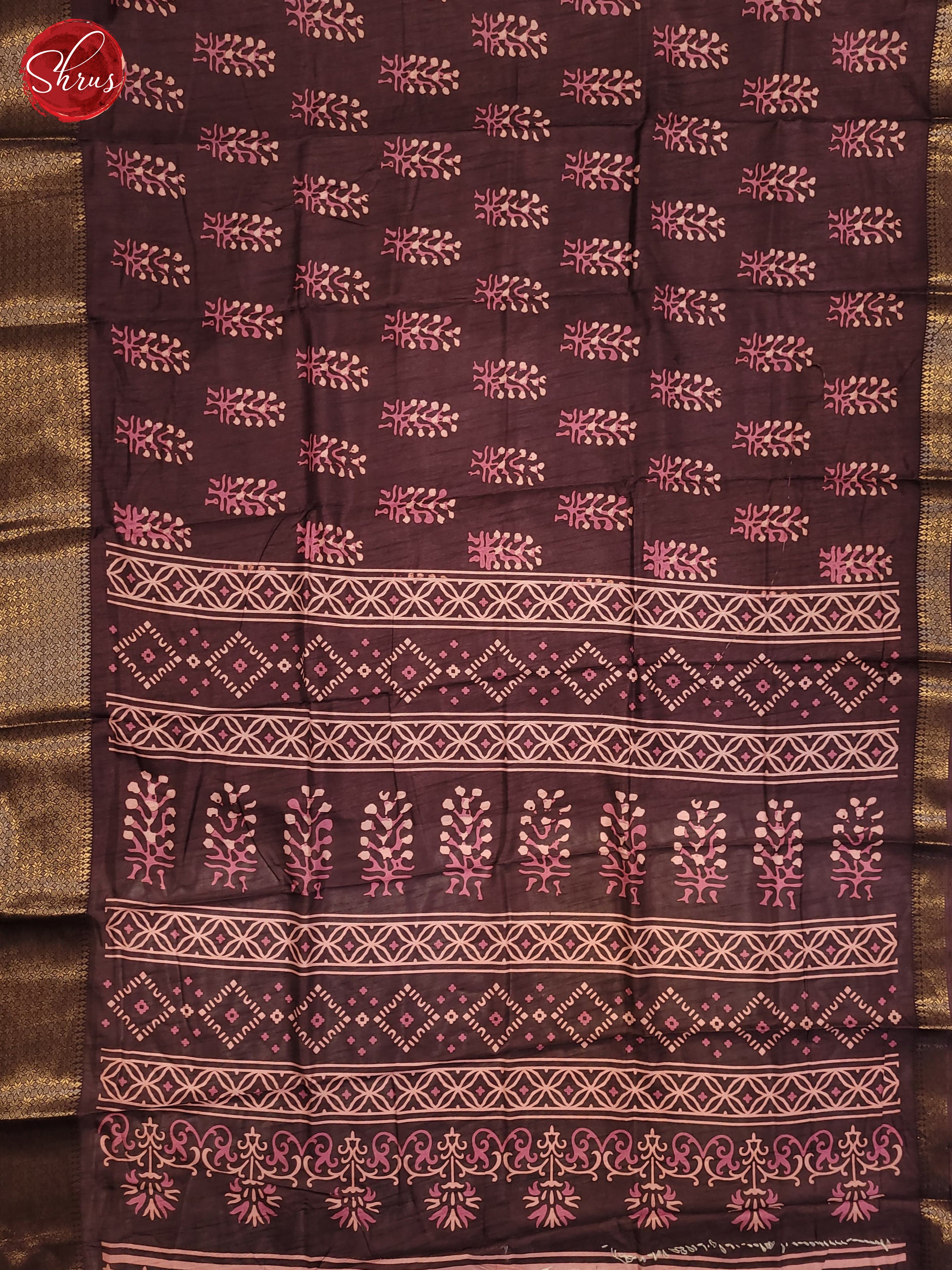 Onion Pink(Single Tone) - Semi Crepe Saree - Shop on ShrusEternity.com