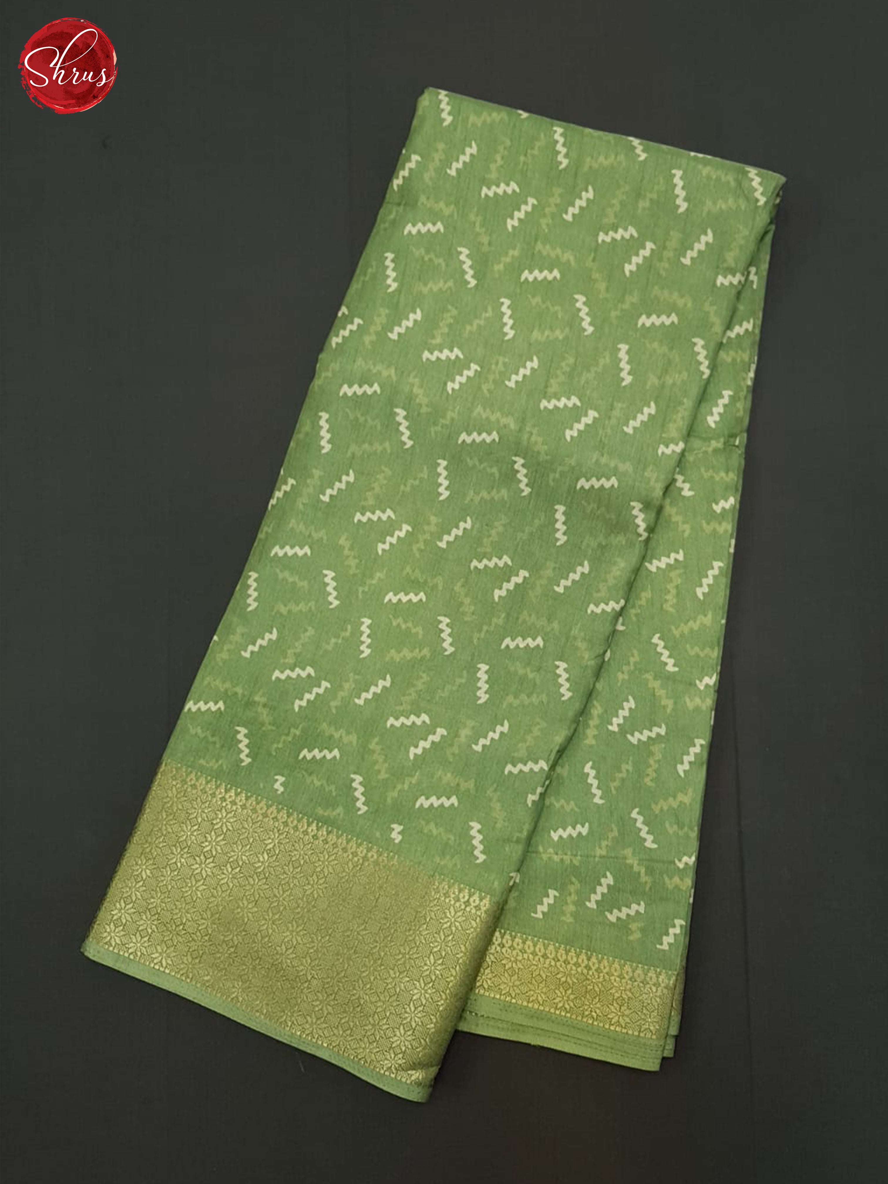 Green(Single Tone)- Semi crepe Saree - Shop on ShrusEternity.com