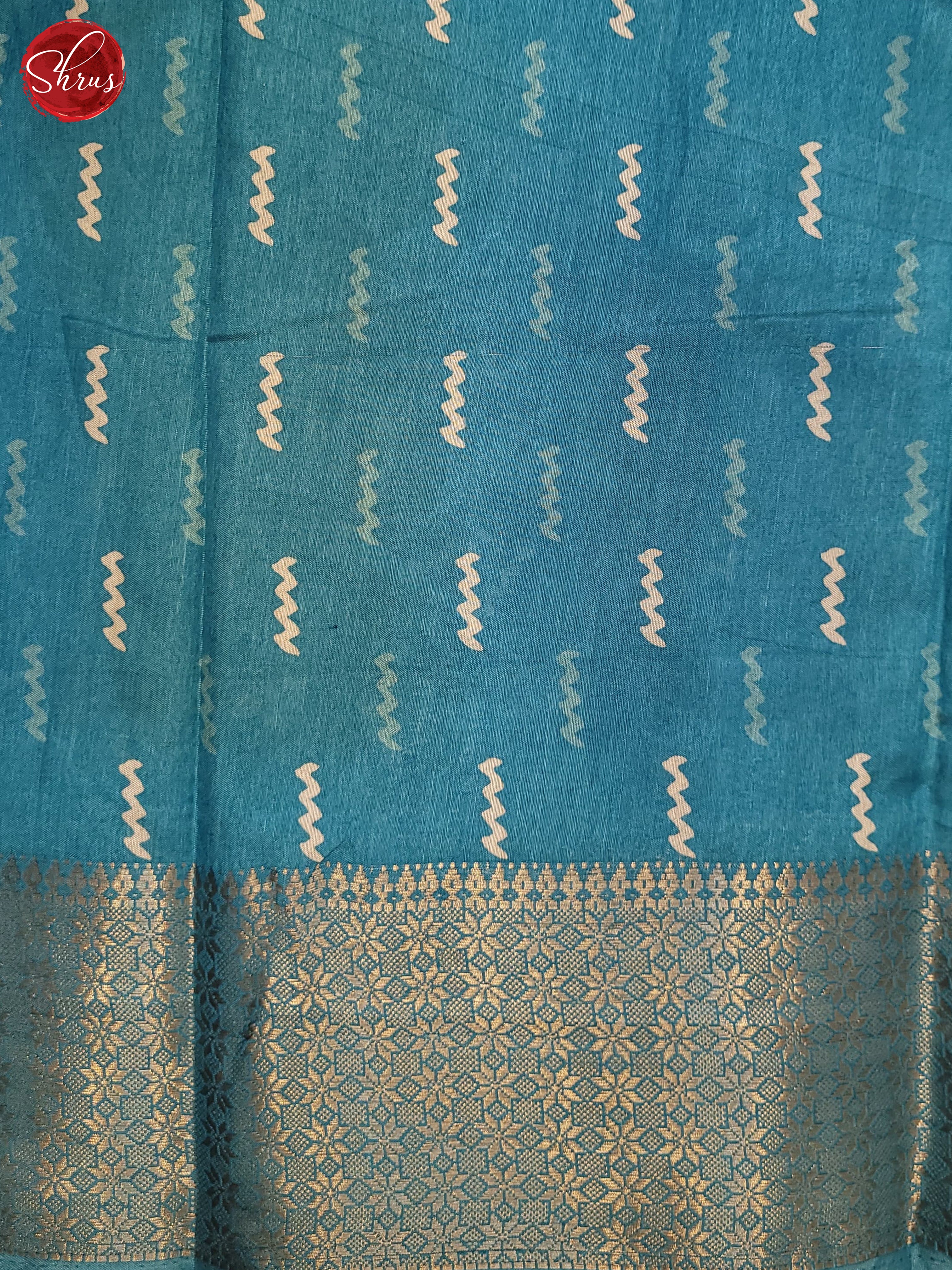 Blue (Single Tone) - Semi Crepe Saree - Shop on ShrusEternity.com