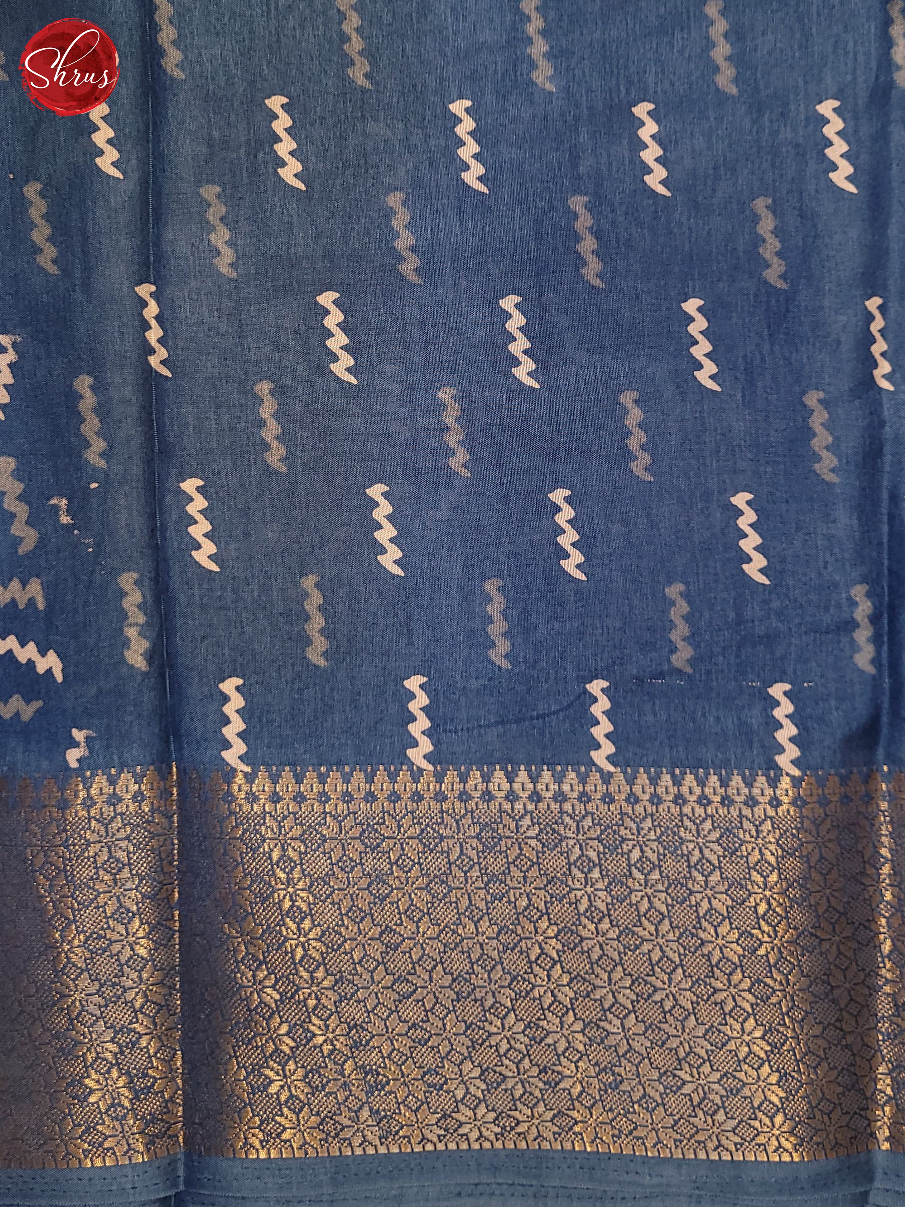 Blue(Single Tone)- Semi Crepe Saree - Shop on ShrusEternity.com