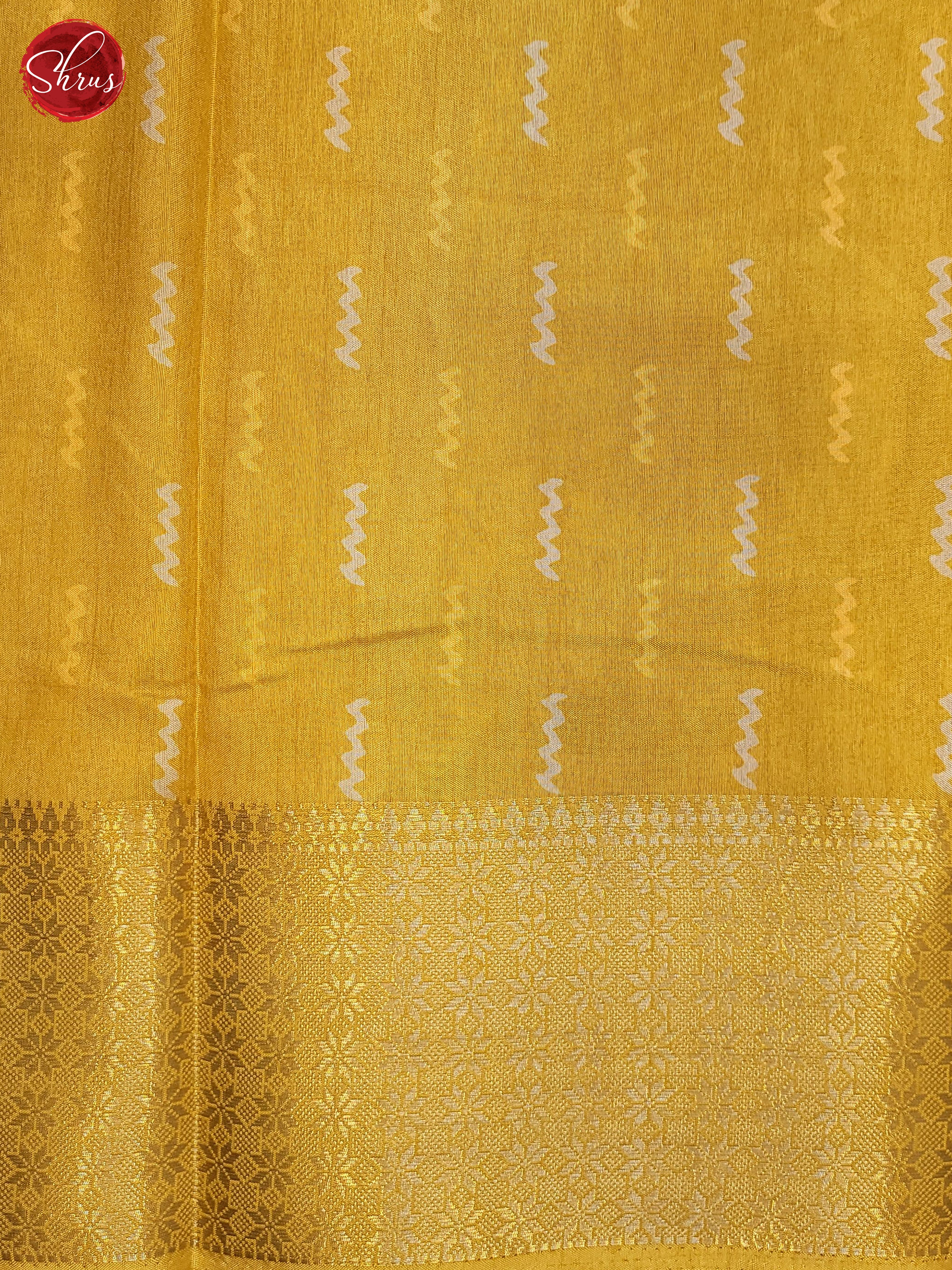 Yellow(Single Tone) - Semi Crepe Saree - Shop on ShrusEternity.com