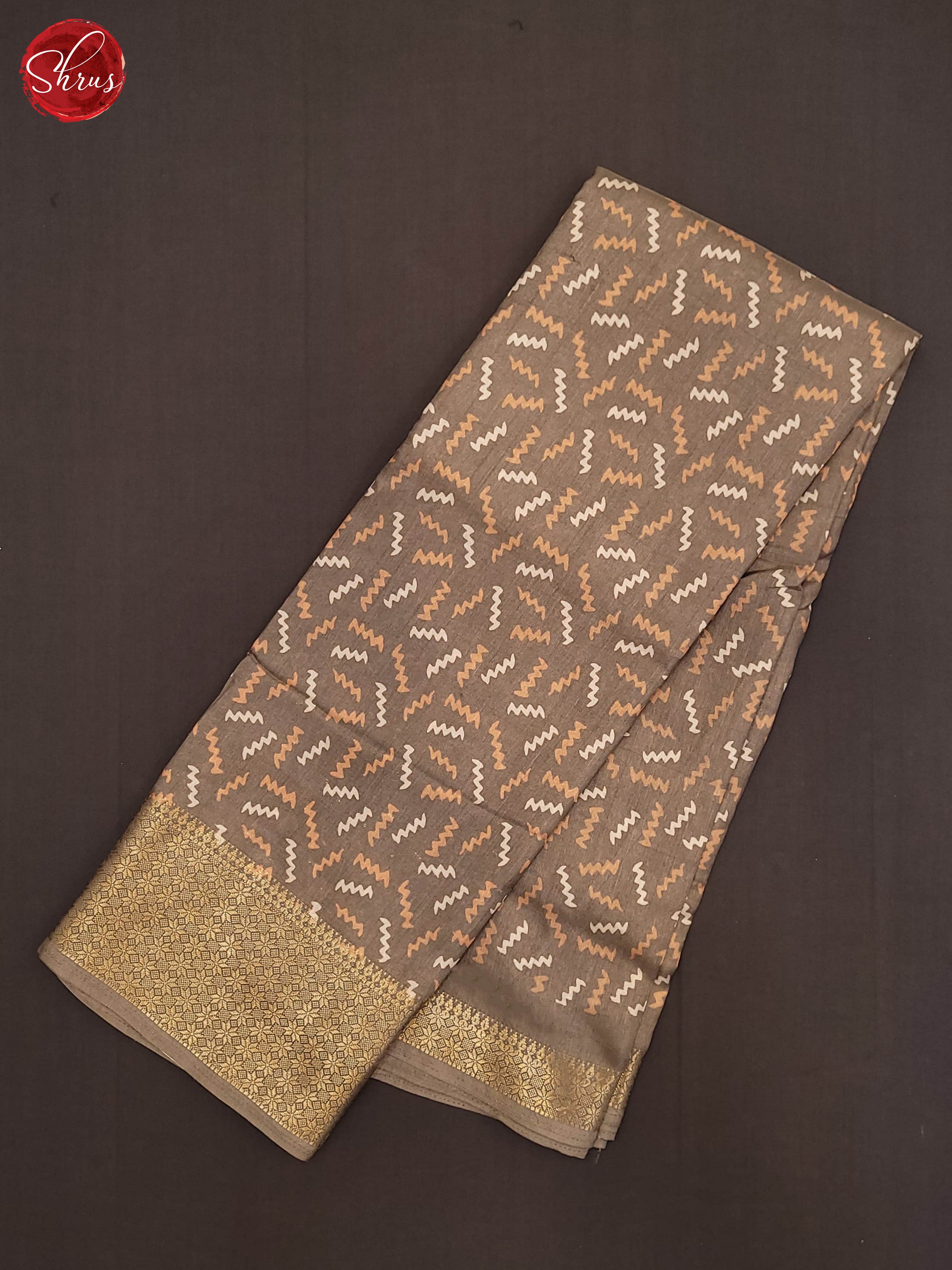 Brown(SIngle Tone)- Semi Crepe Saree - Shop on ShrusEternity.com