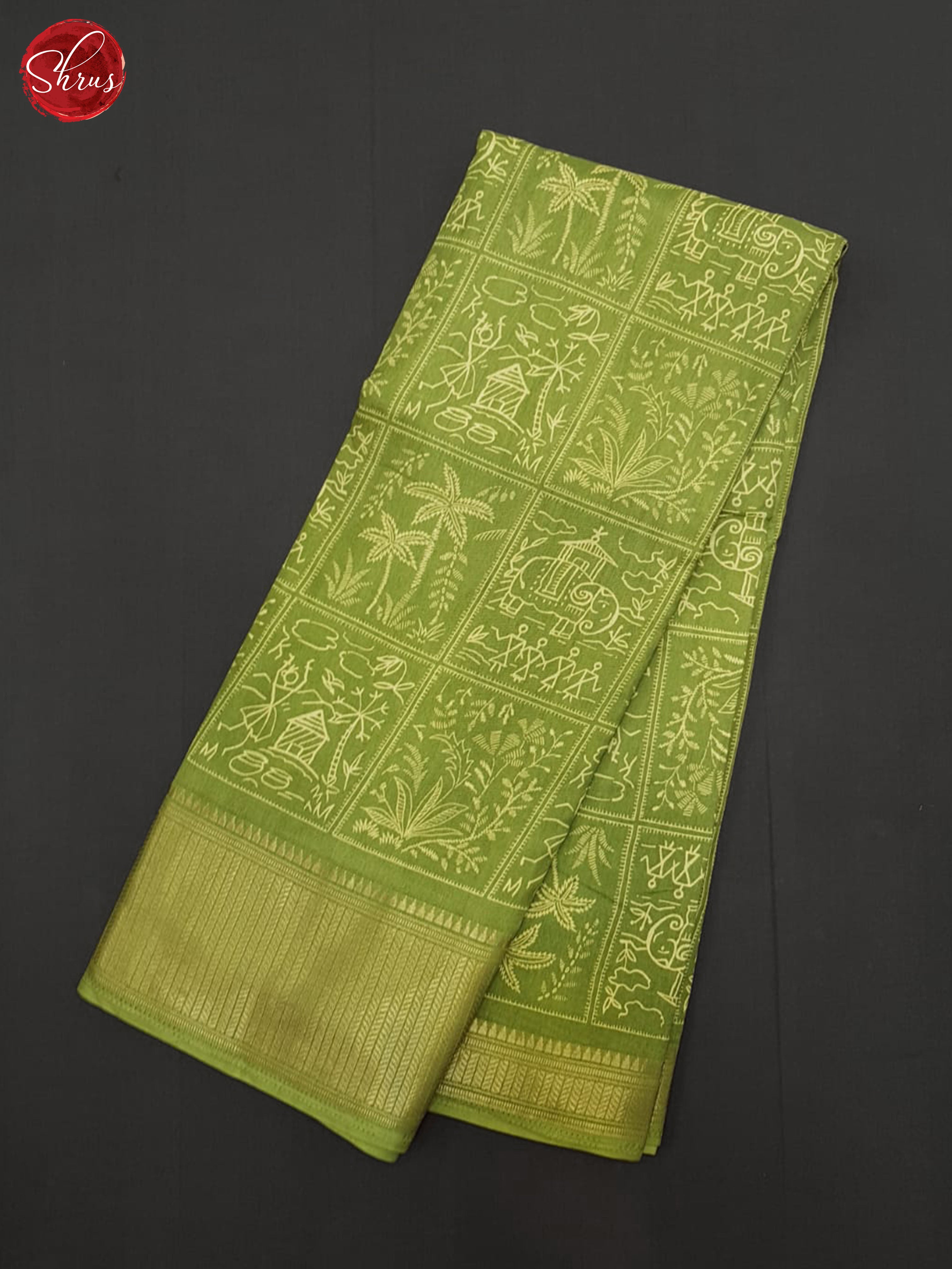 BJS10460 - Semi crepe Saree - Shop on ShrusEternity.com