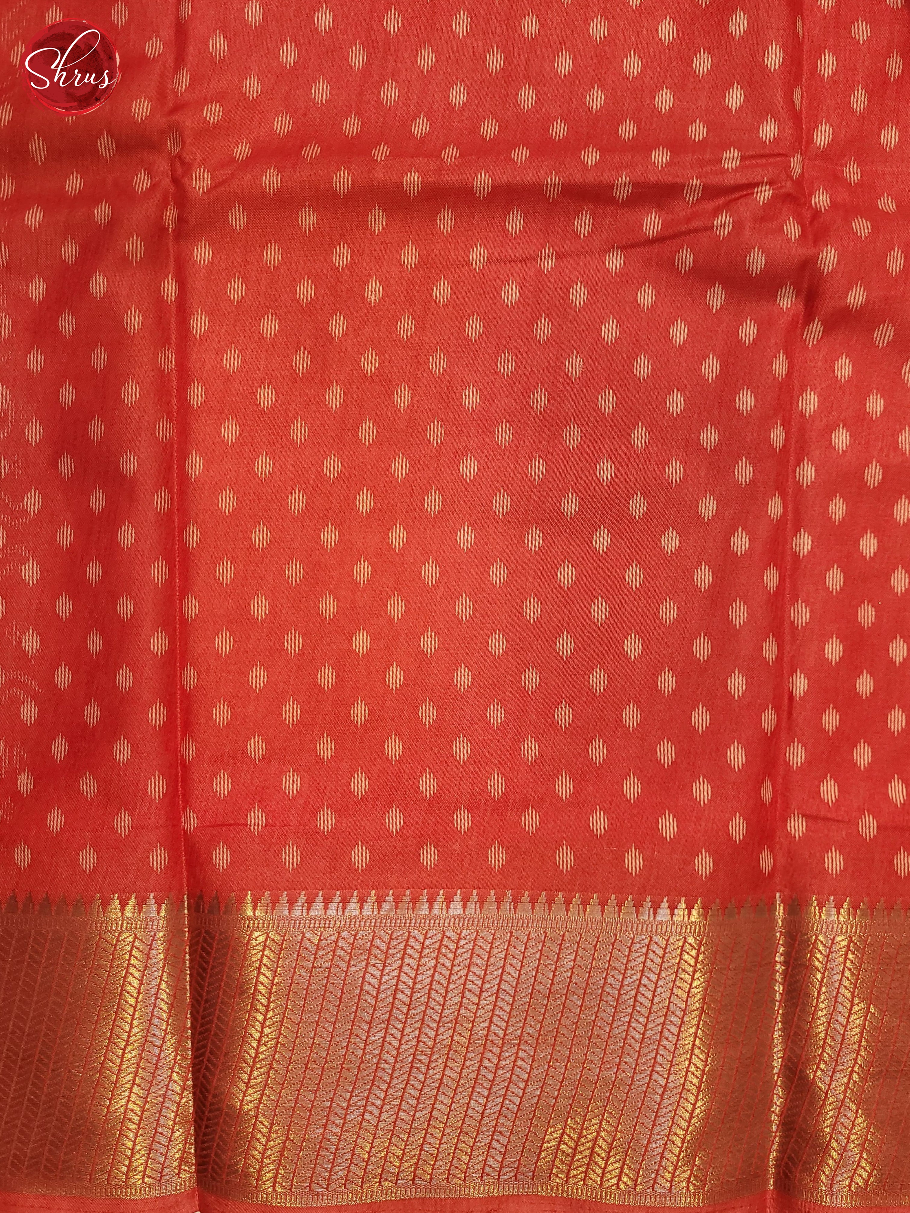 Peachish Pink(Single Tone) - Semi Crepe Saree - Shop on ShrusEternity.com