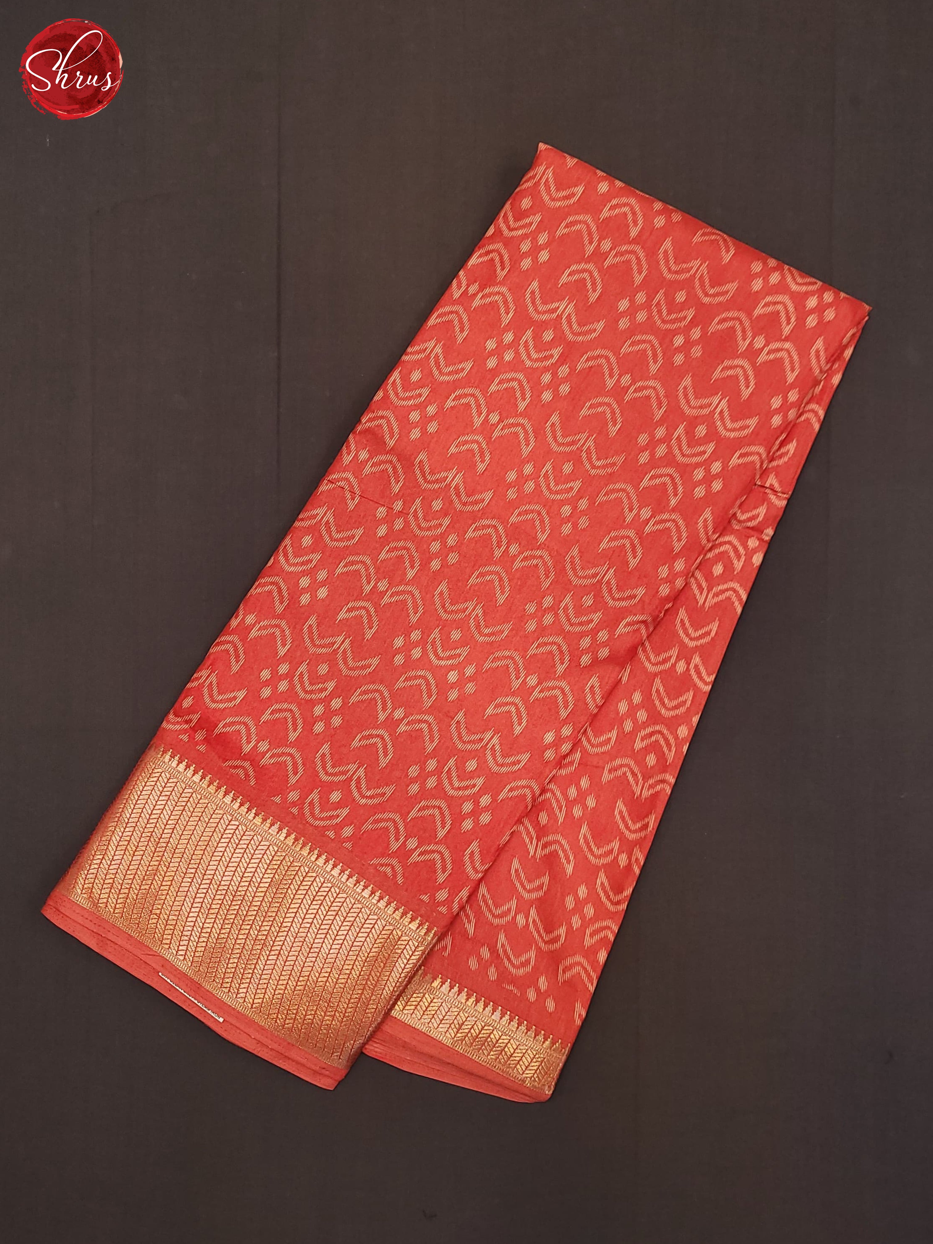 Peachish Pink(Single Tone) - Semi Crepe Saree - Shop on ShrusEternity.com