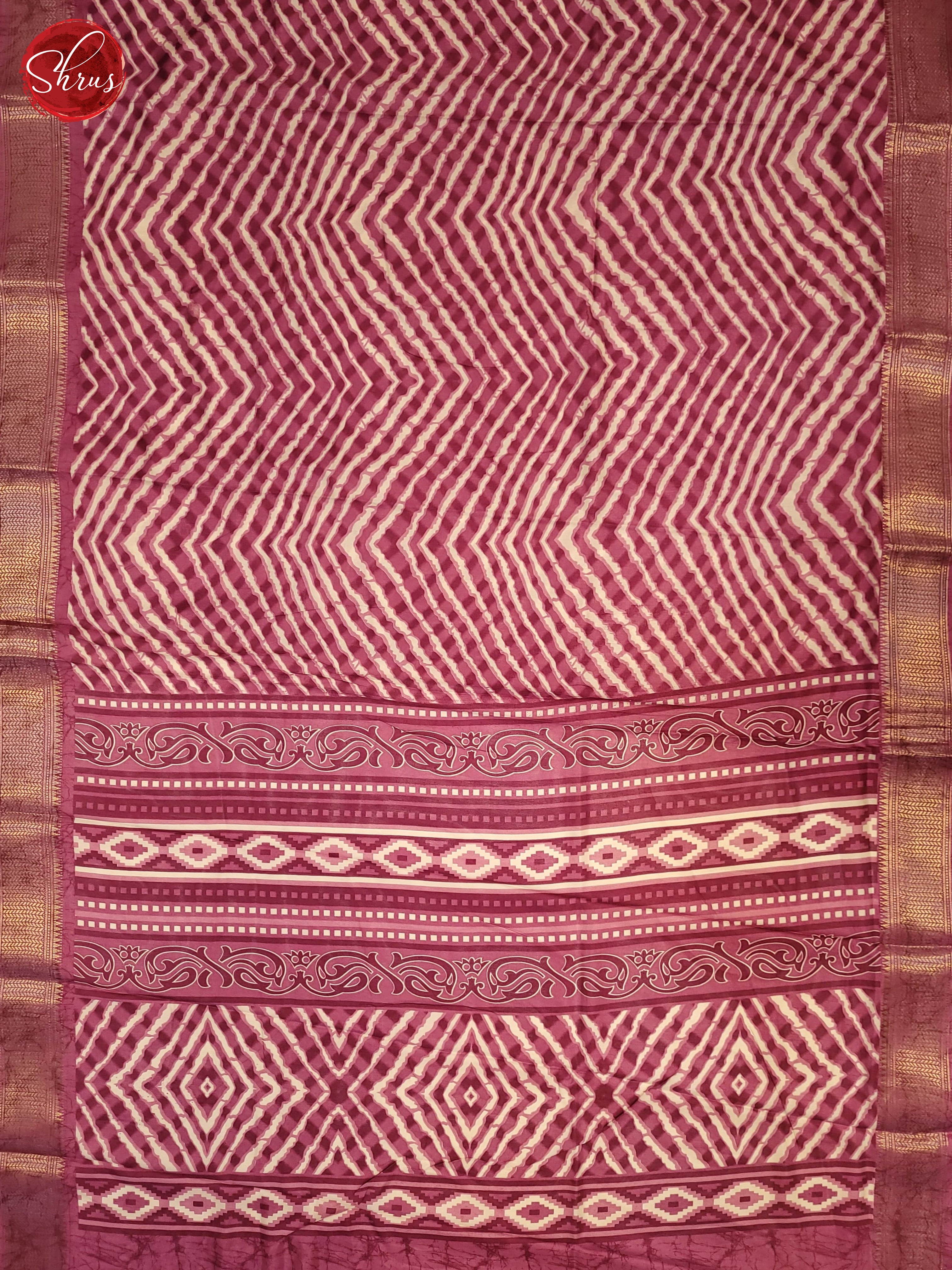 Pink(Single Tone) - Semi Crepe Saree - Shop on ShrusEternity.com