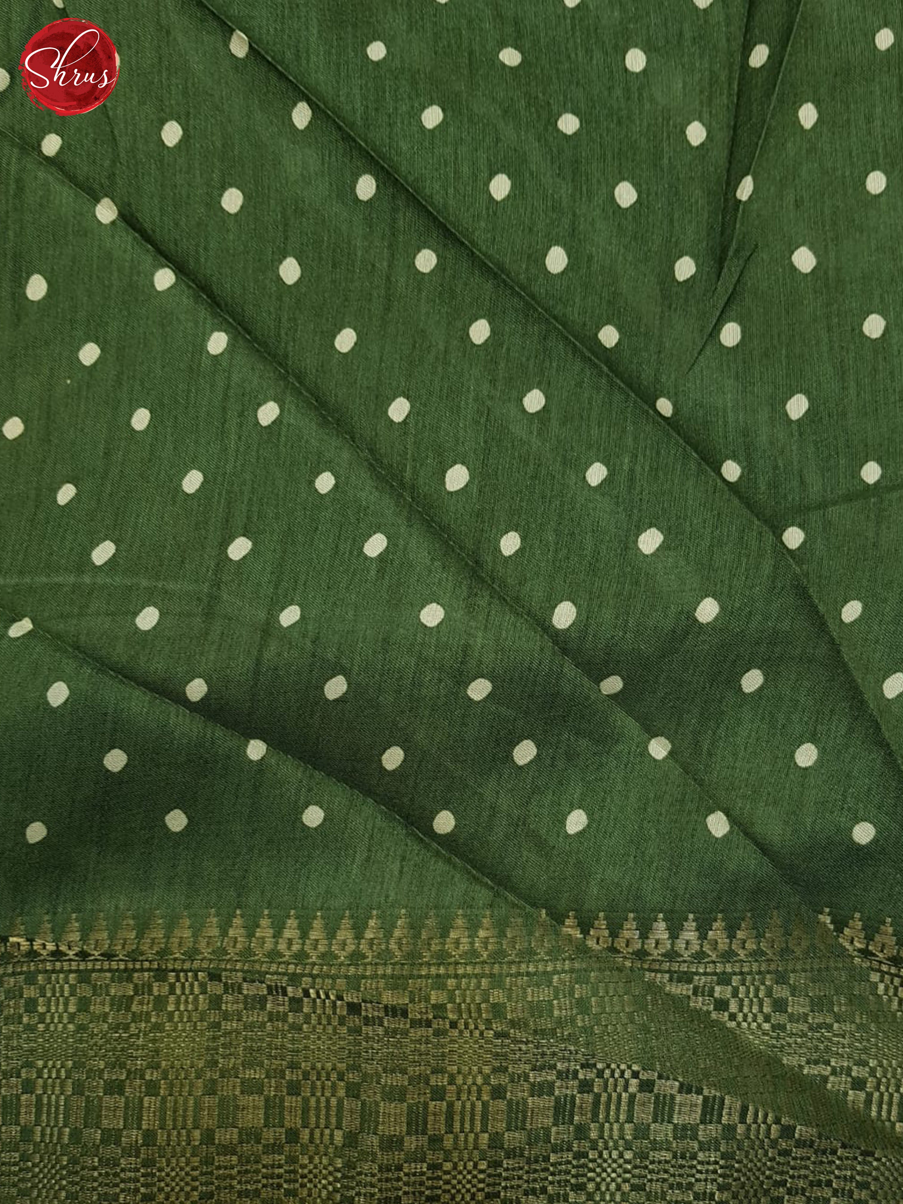 Green(Single Tone) - Semi crepe Saree - Shop on ShrusEternity.com