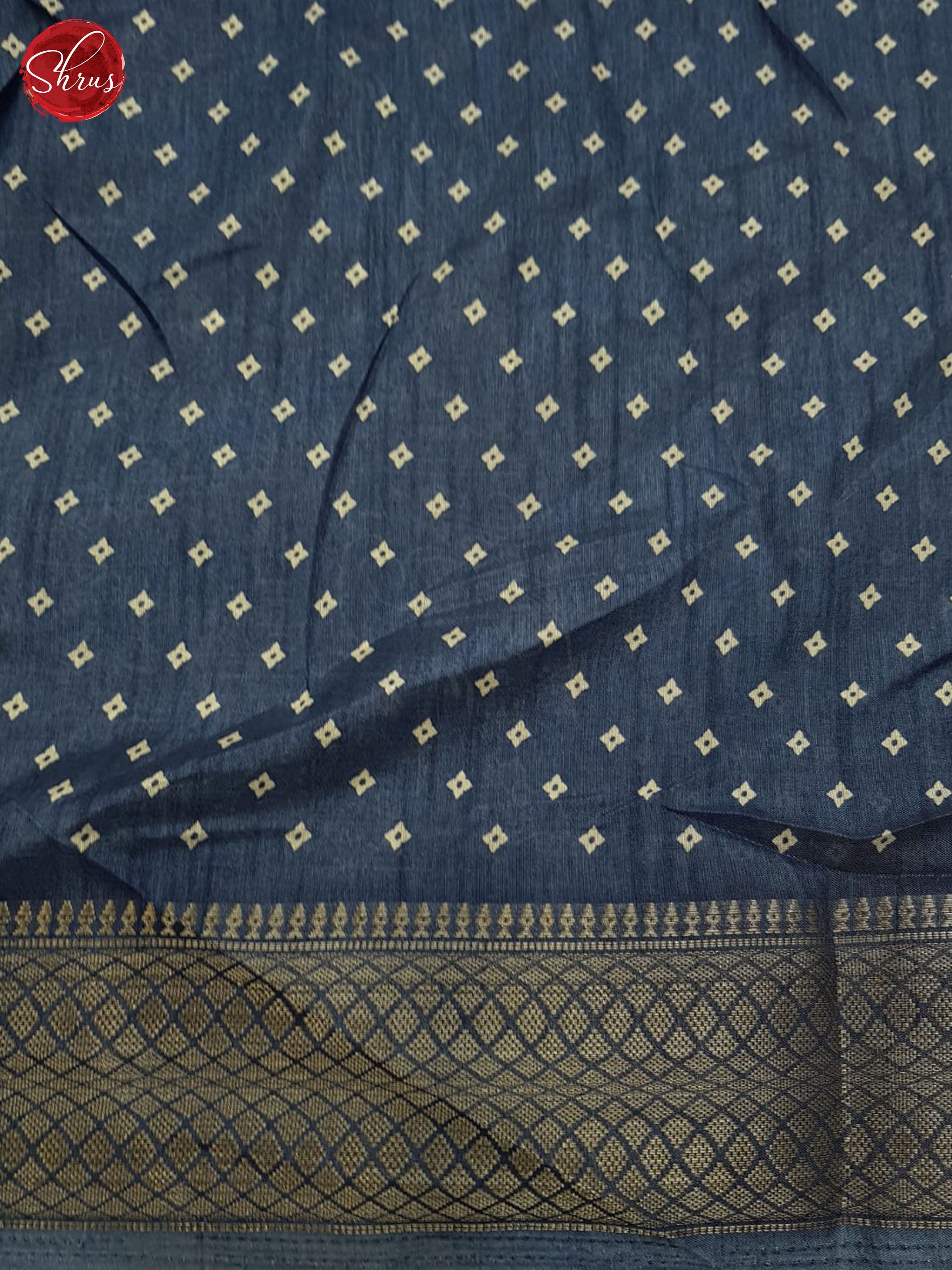 Blue(Single Tone) - Semi crepe Saree - Shop on ShrusEternity.com