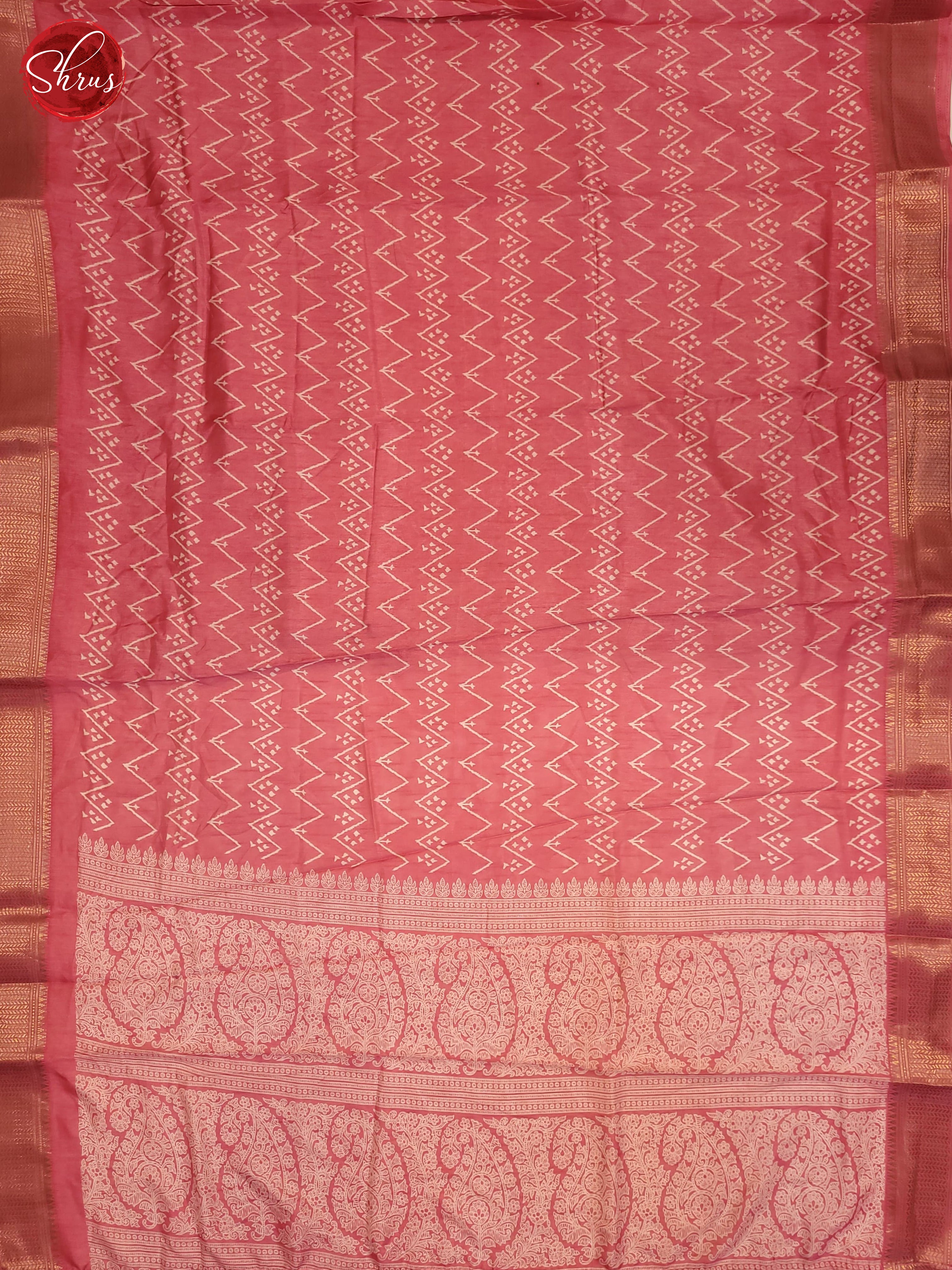 Pink (Single Tone) - Semi Crepe Saree - Shop on ShrusEternity.com