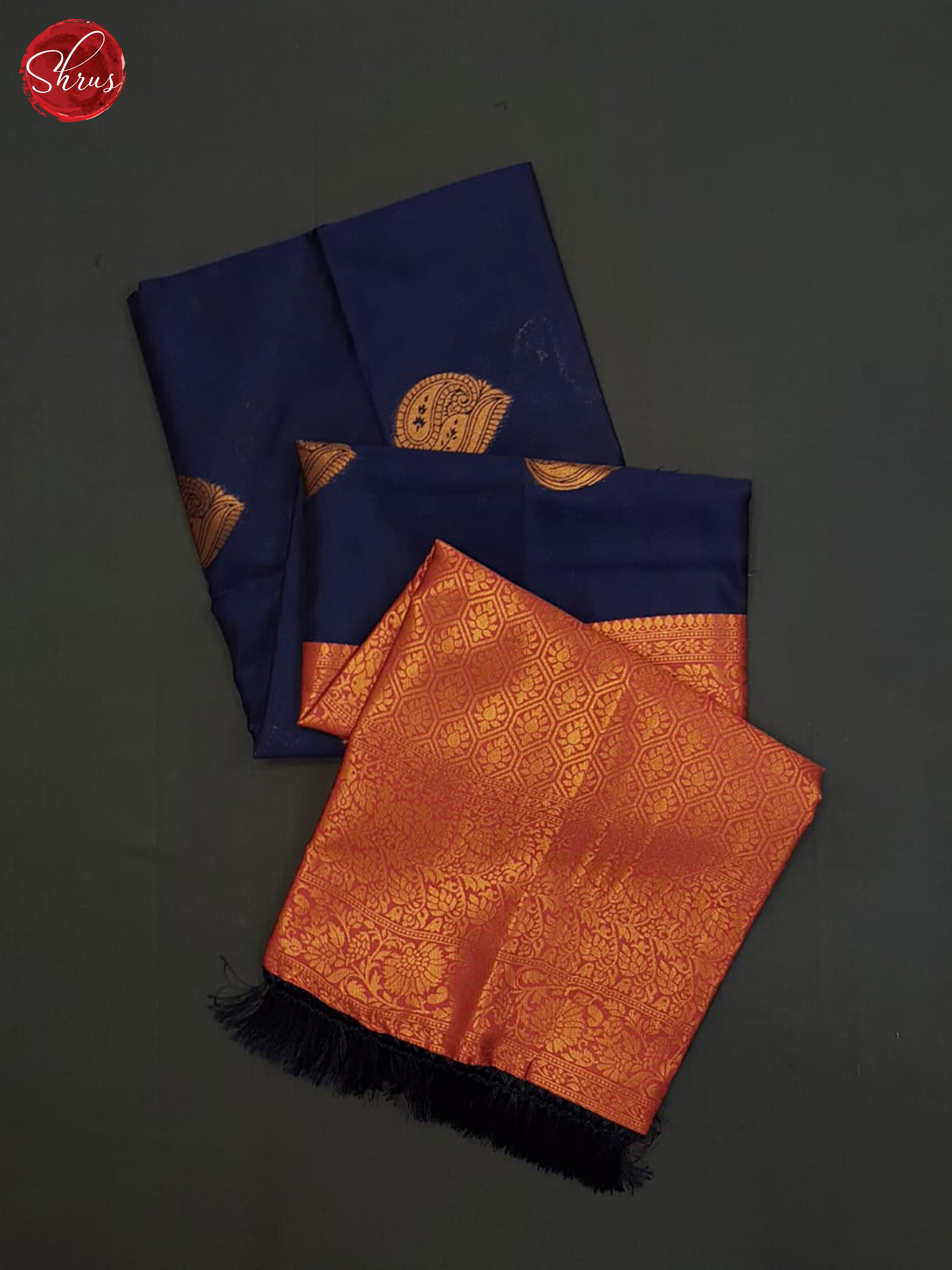 Blue And Pink-Semi soft silk saree - Shop on ShrusEternity.com