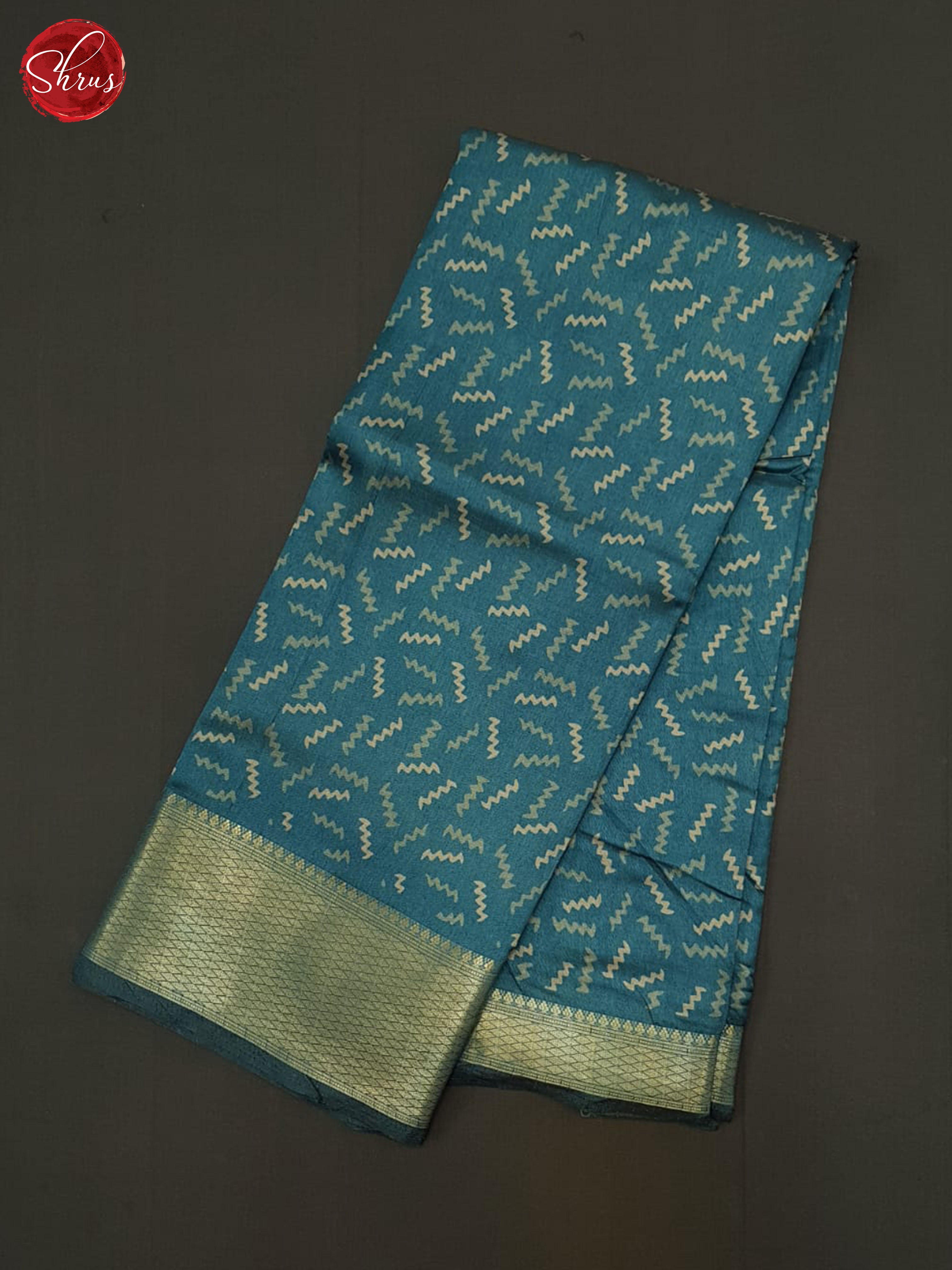 Blue(Single tOne)- Semi crepe Saree - Shop on ShrusEternity.com