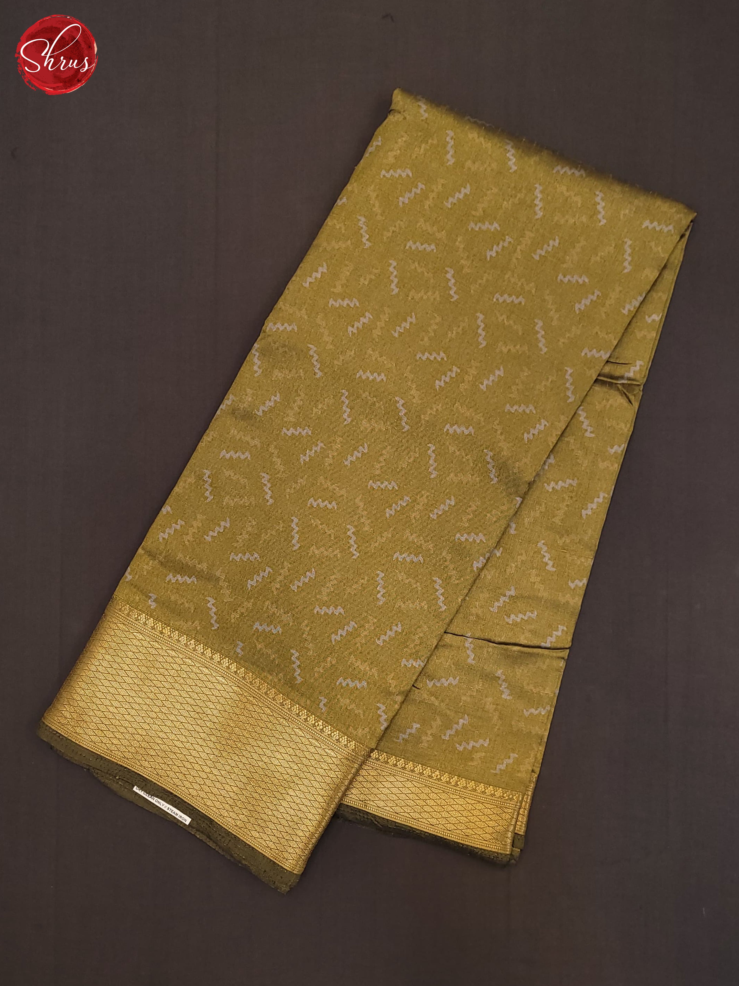 Green(Single Tone) - Semi Crepe Saree - Shop on ShrusEternity.com