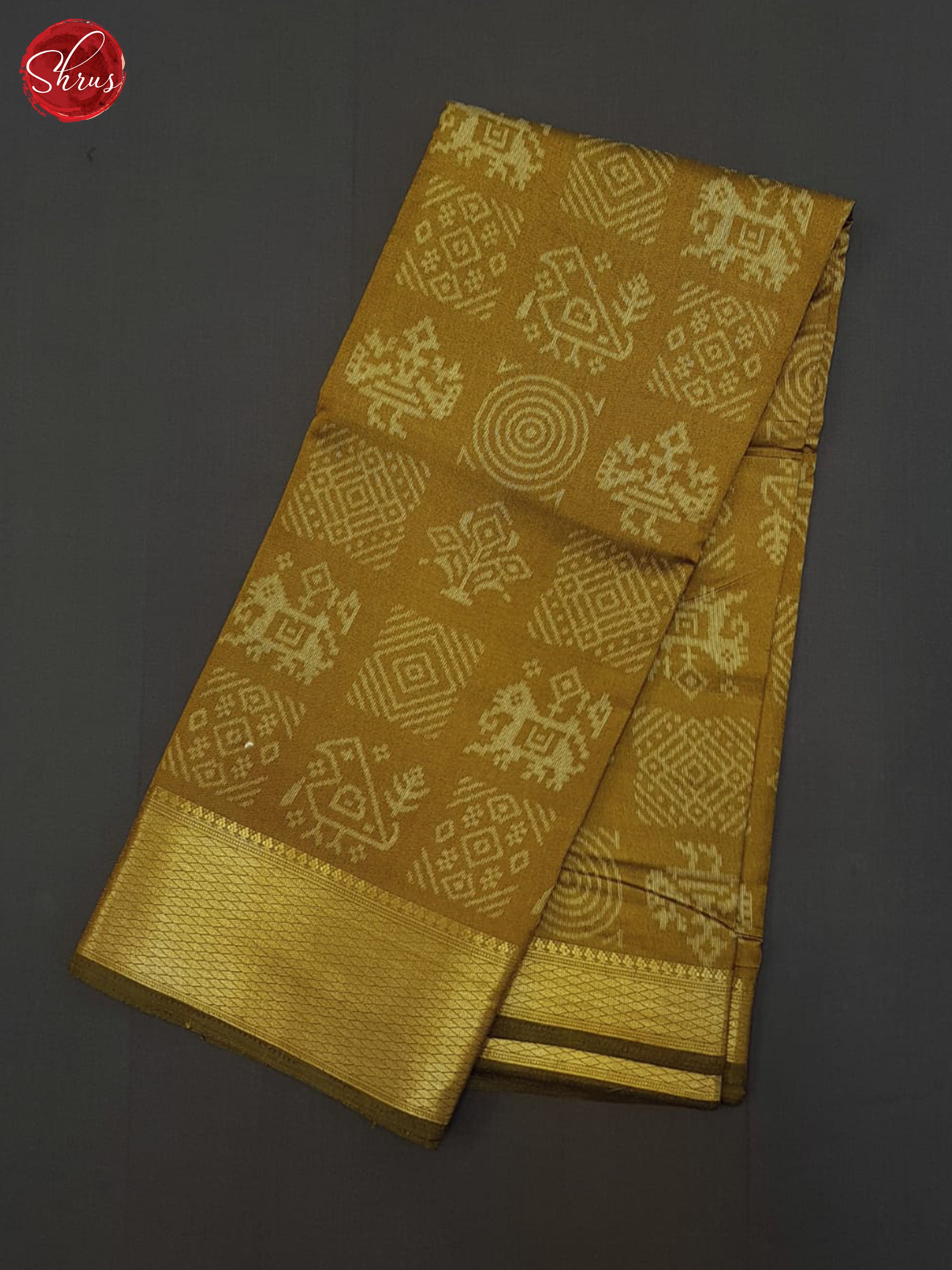 Mehandi Green(Single tone) - Semi Crepe Saree - Shop on ShrusEternity.com