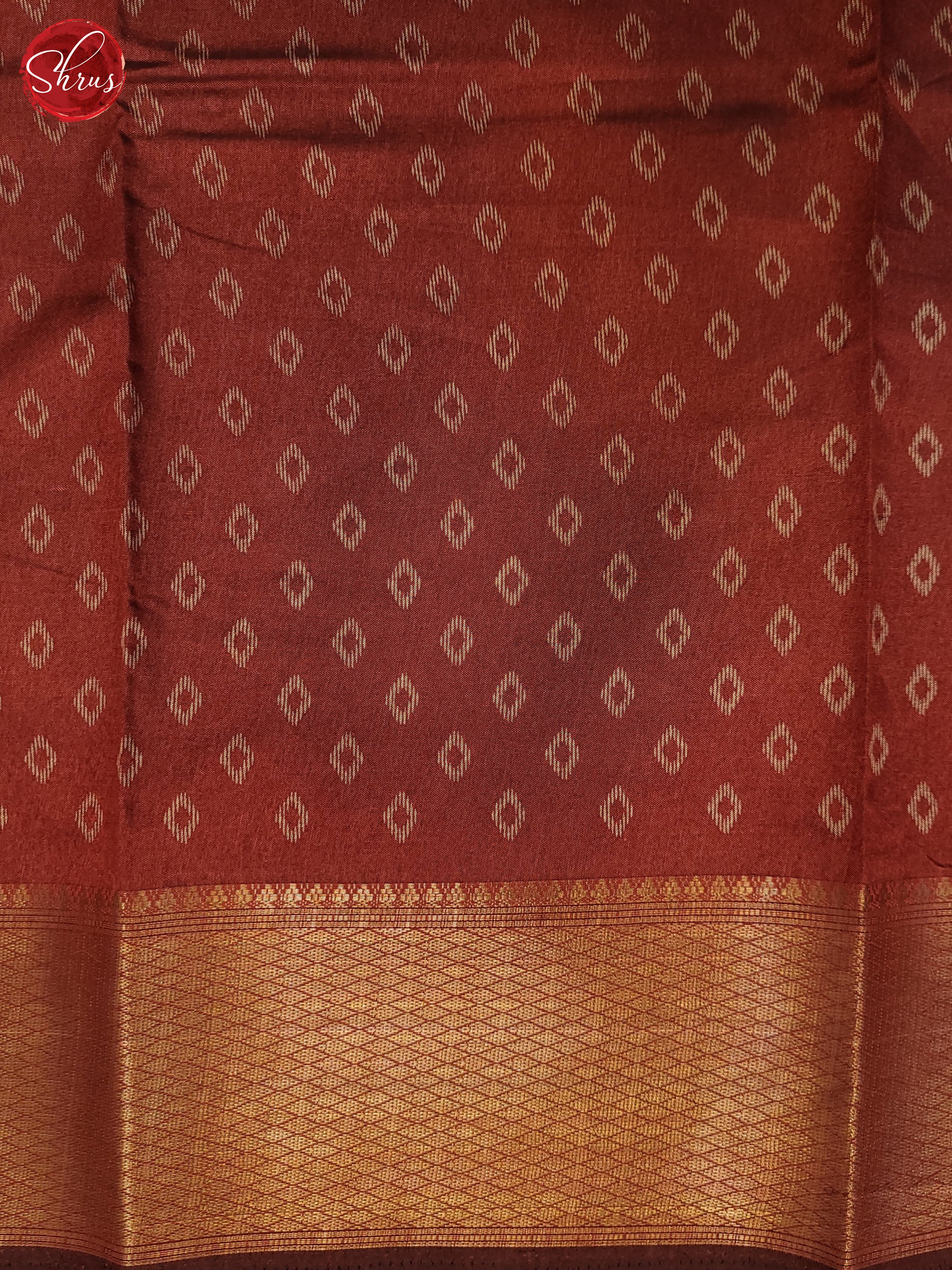 REd(Single Tone) - Semi Crepe Saree - Shop on ShrusEternity.com