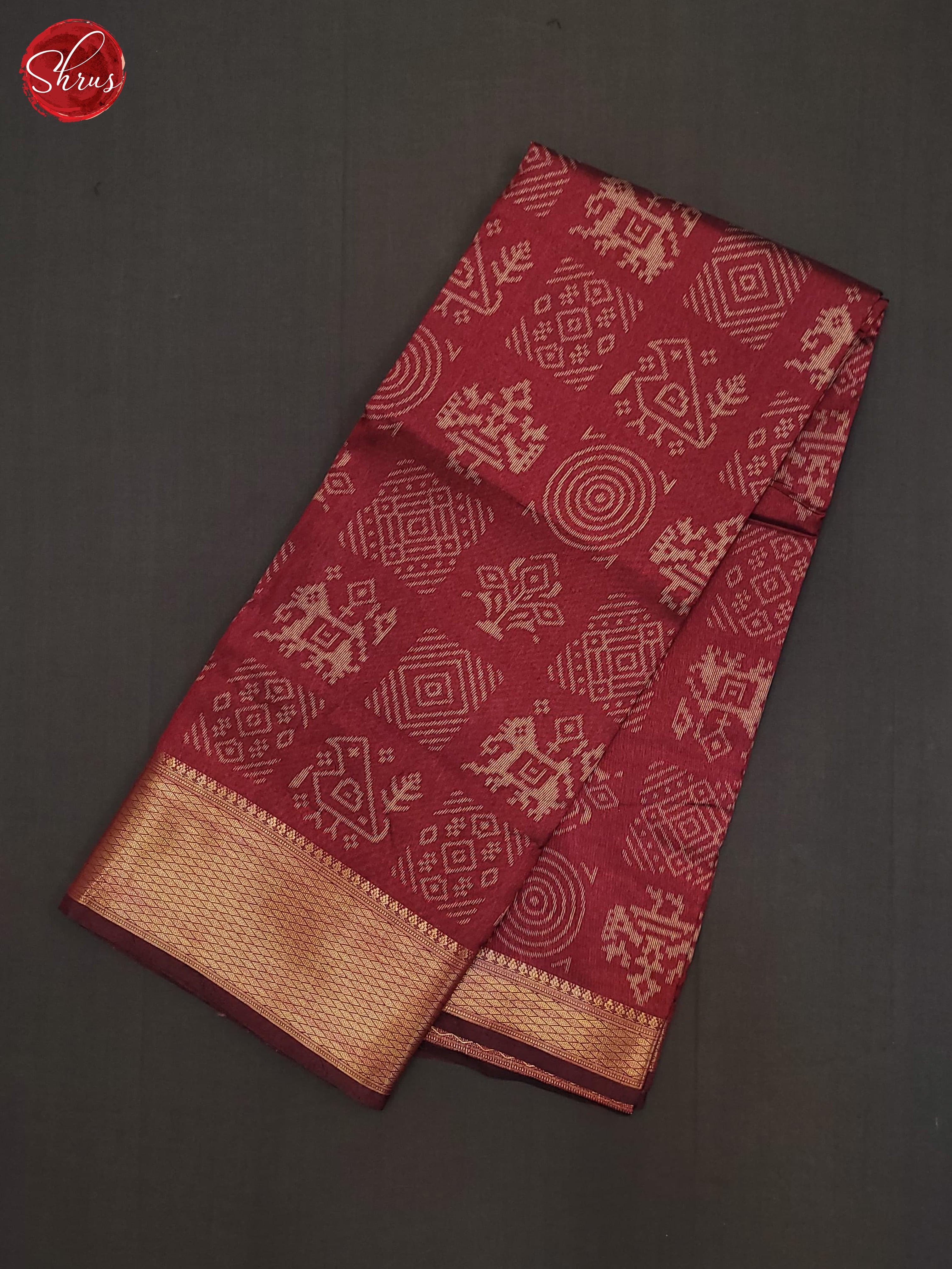 Majenta PInk(Single Tone)- Semi Crepe Saree - Shop on ShrusEternity.com