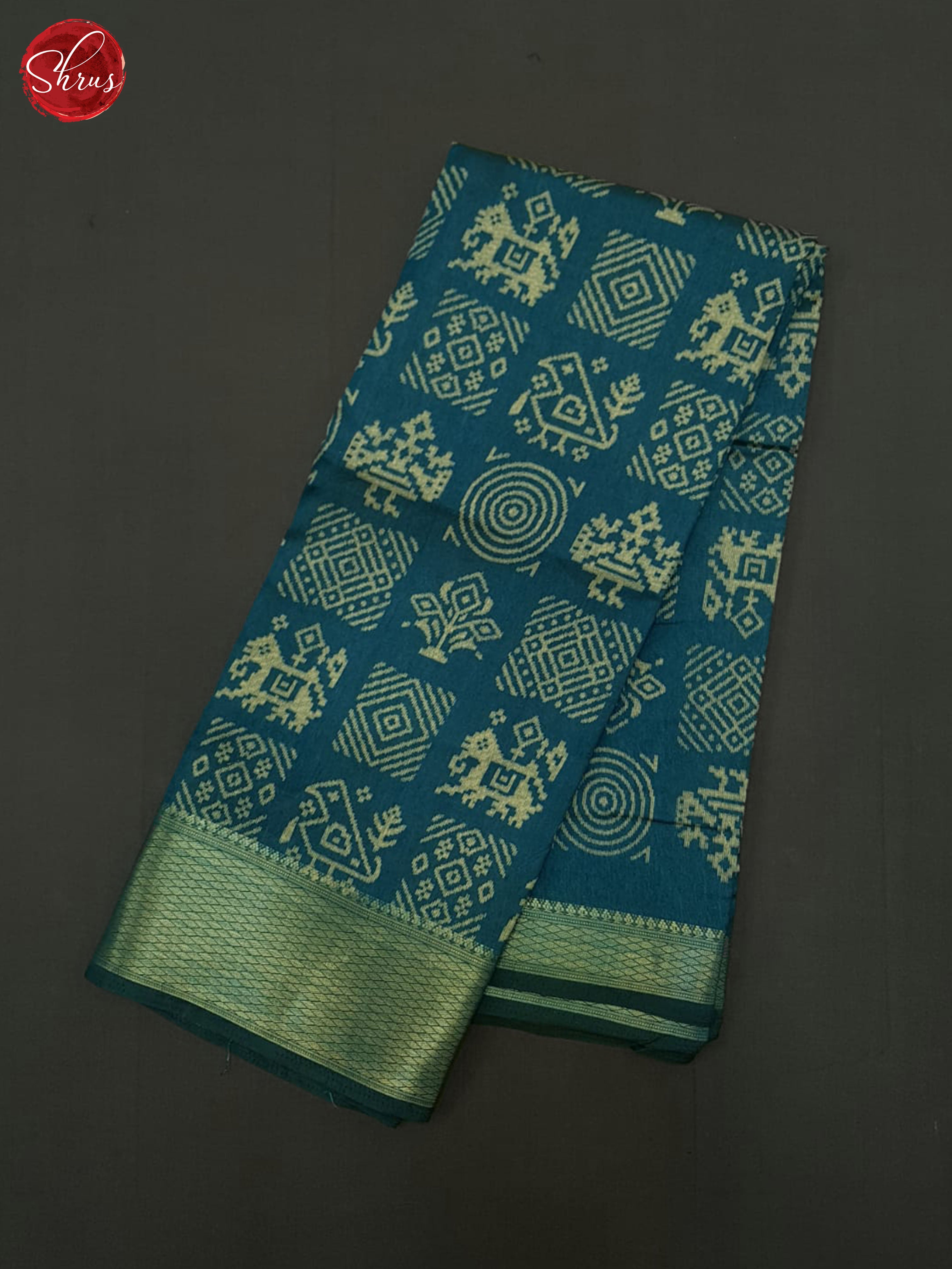 Blue (Single Tone) - Semi crepe Saree - Shop on ShrusEternity.com