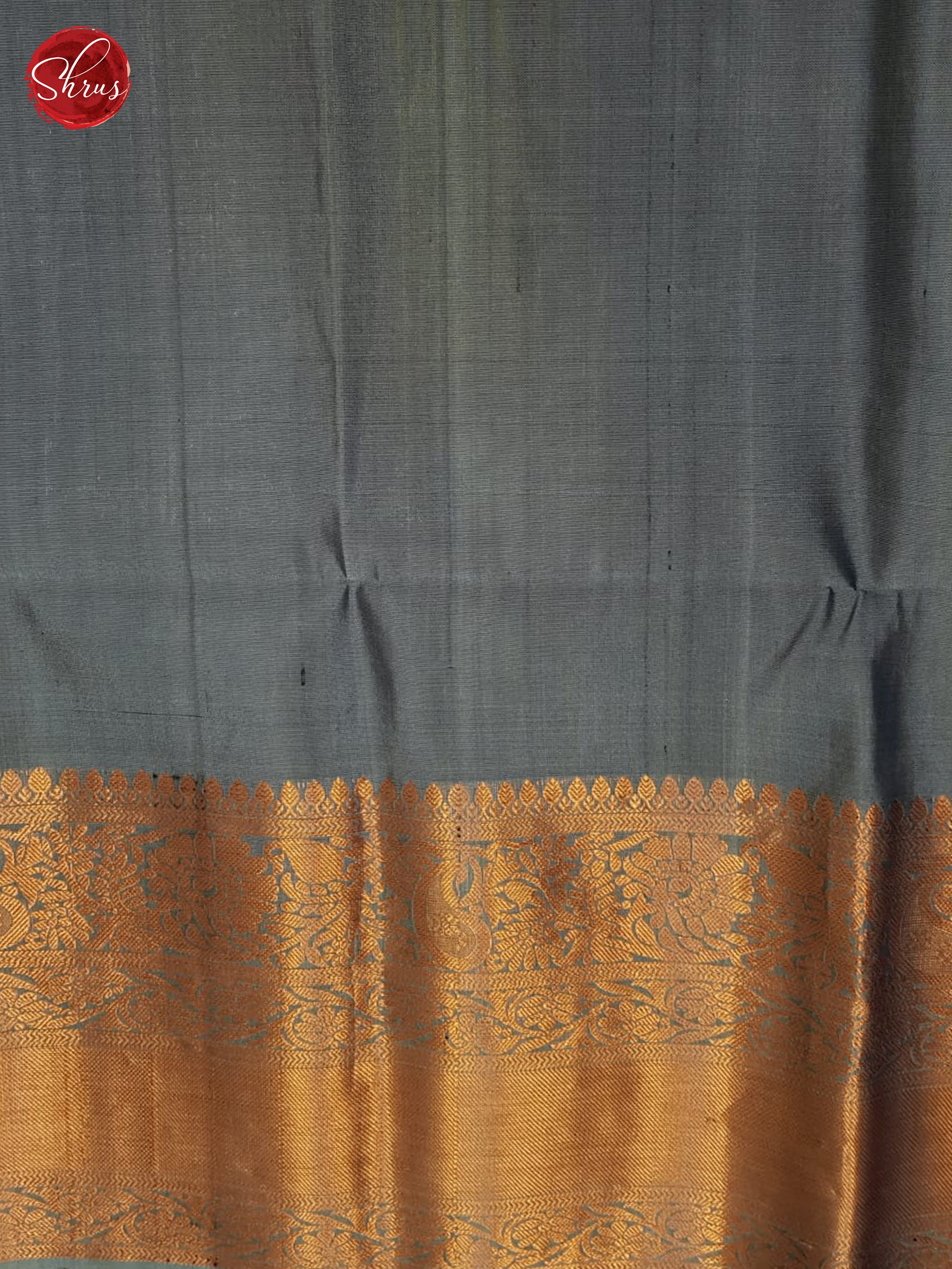 Green And Grey-Soft silk saree - Shop on ShrusEternity.com