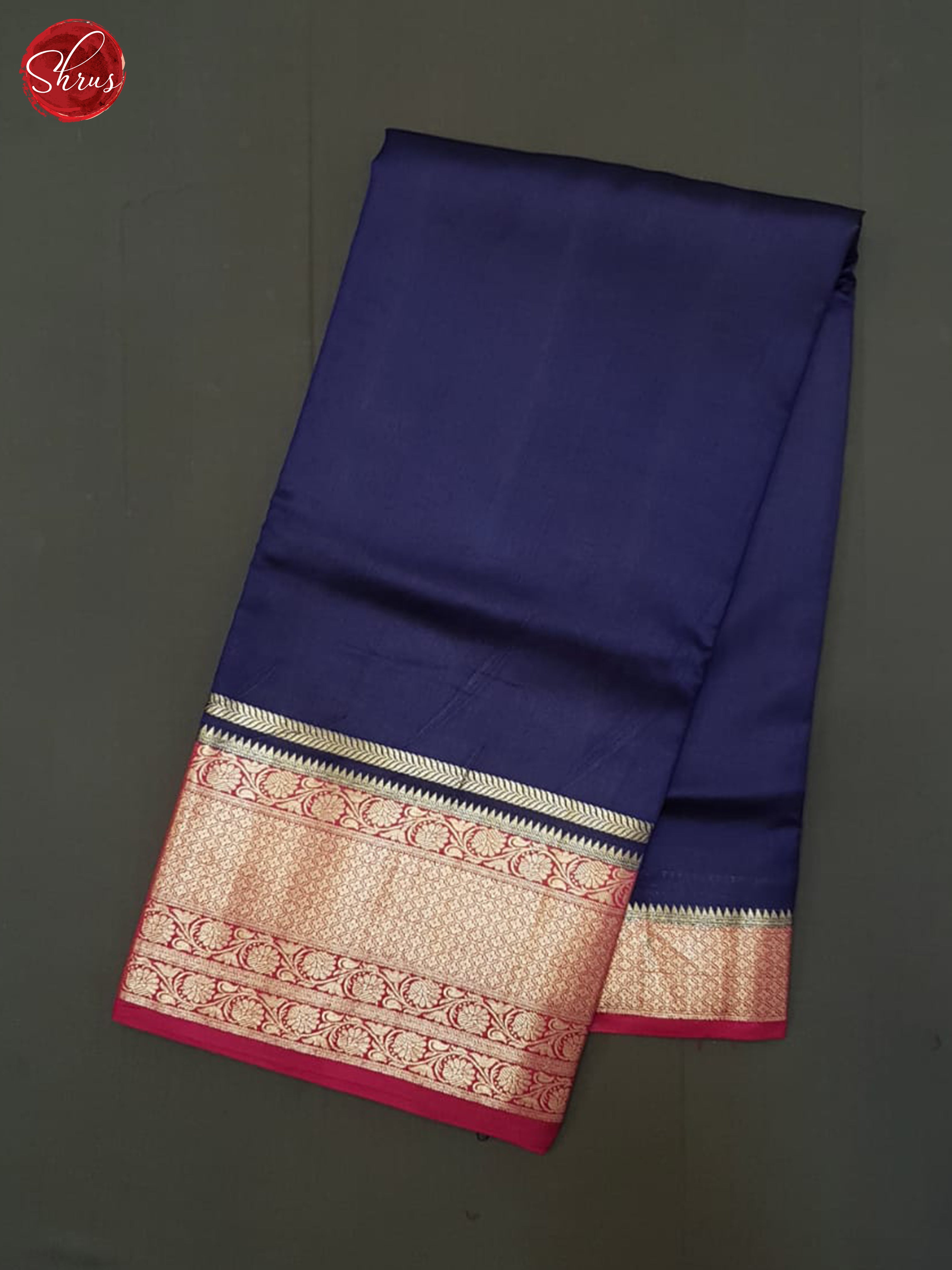 Blue And Pink- tussar Saree - Shop on ShrusEternity.com