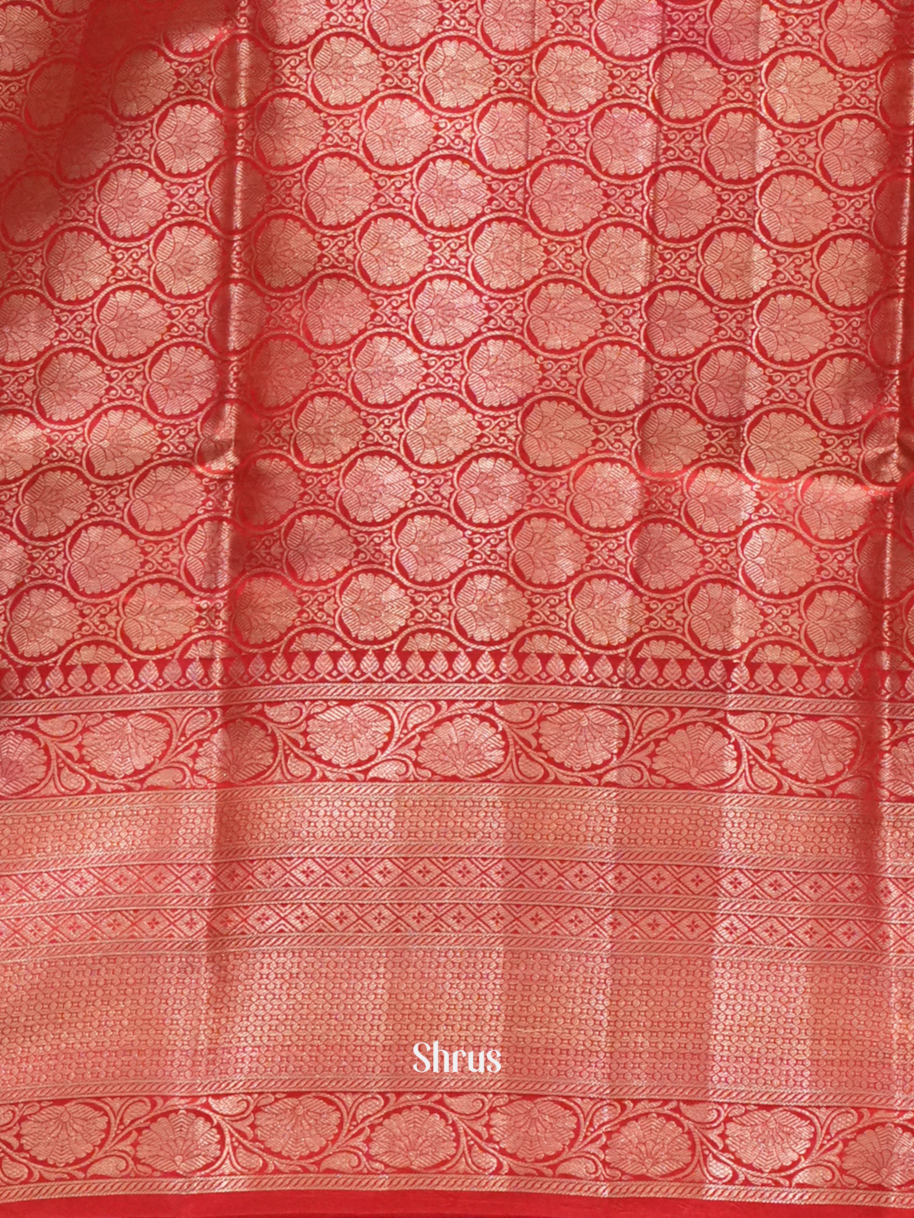 Blue And Pink- Tussar Saree