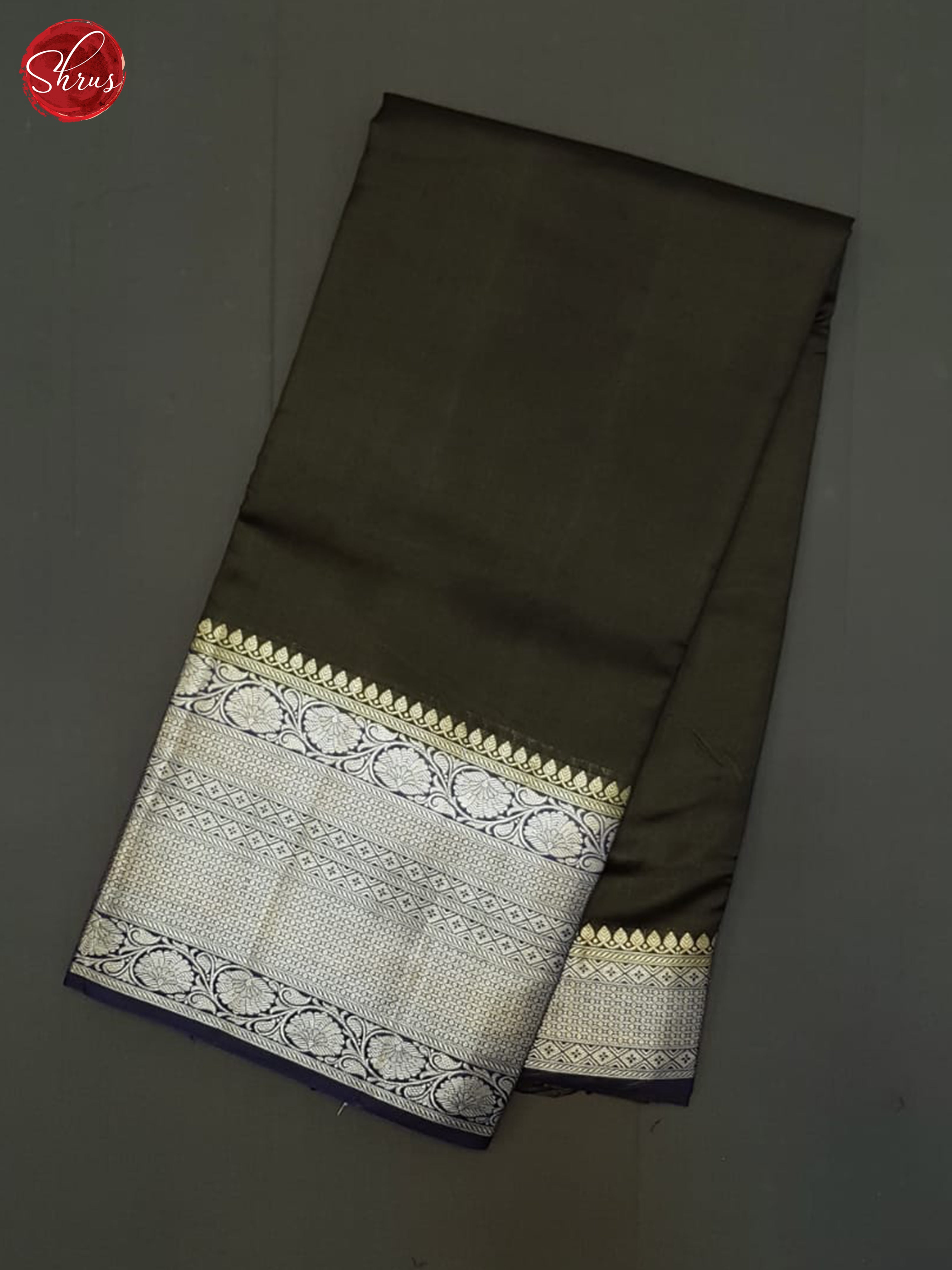 Black And Blue-Tussar Saree - Shop on ShrusEternity.com